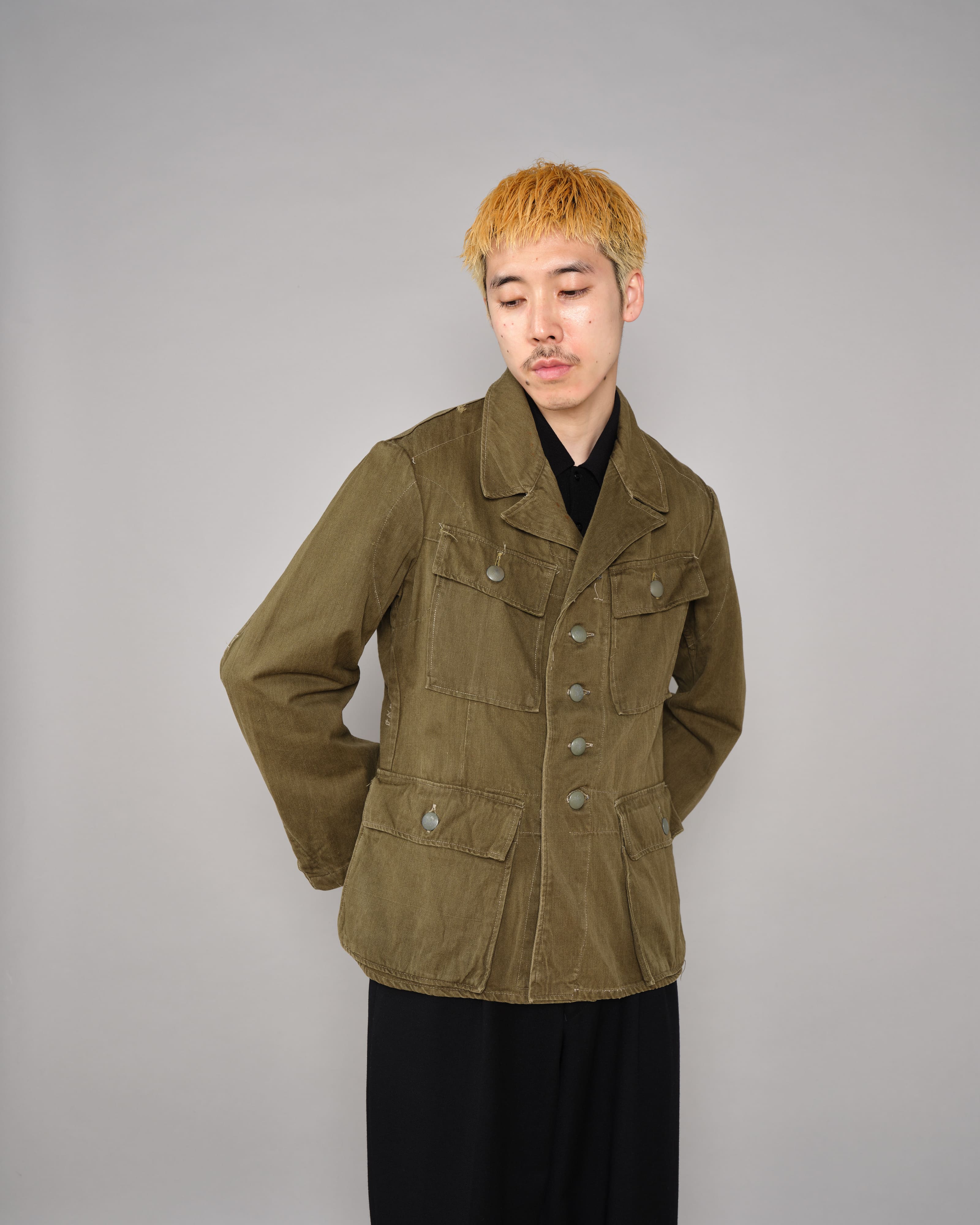 【~40’s】WWII German Army & Afrika Korps M43 Tropical Field Jacket "Wehrmacht" "DAK"