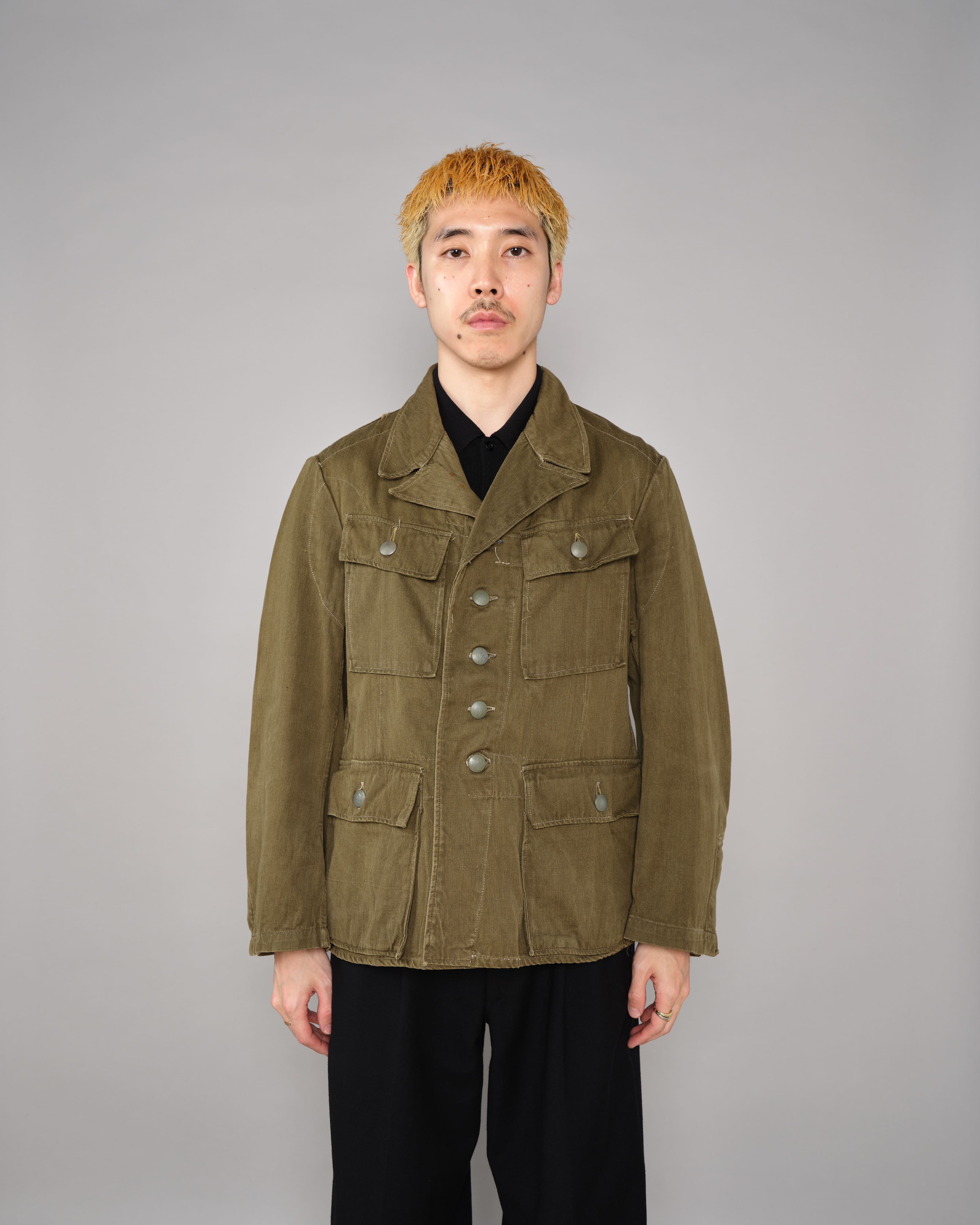 【~40’s】WWII German Army & Afrika Korps M43 Tropical Field Jacket "Wehrmacht" "DAK"