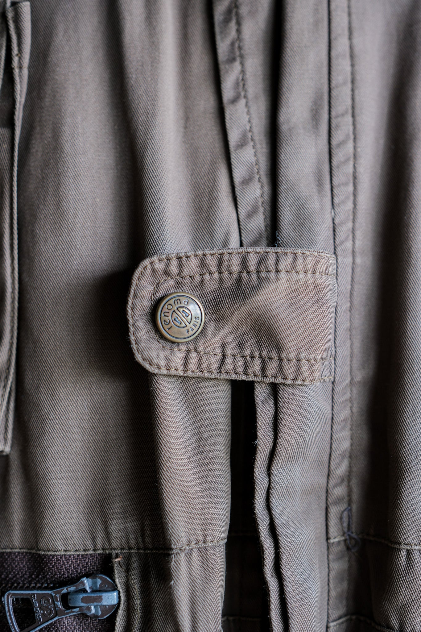 ［~90's］Old Renoma Paris Detachable Sleeve Multi Pocket Jacket With Liner