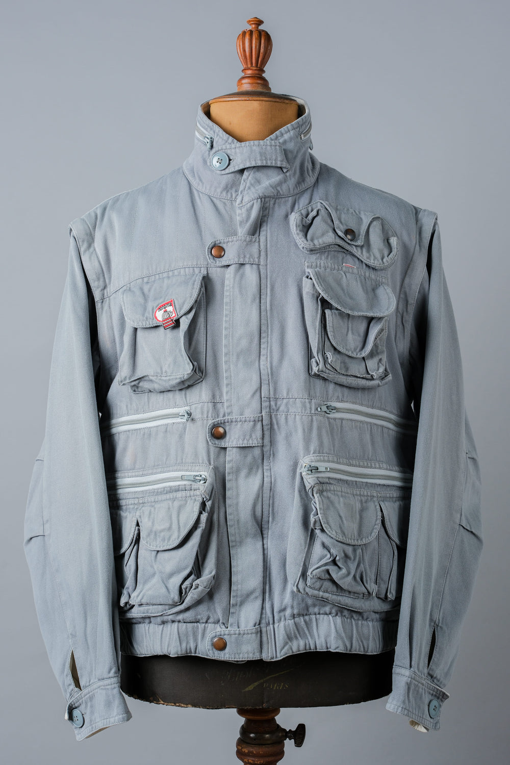 ［~90's］Old Renoma Paris Detachable Sleeve Multi Pocket Jacket