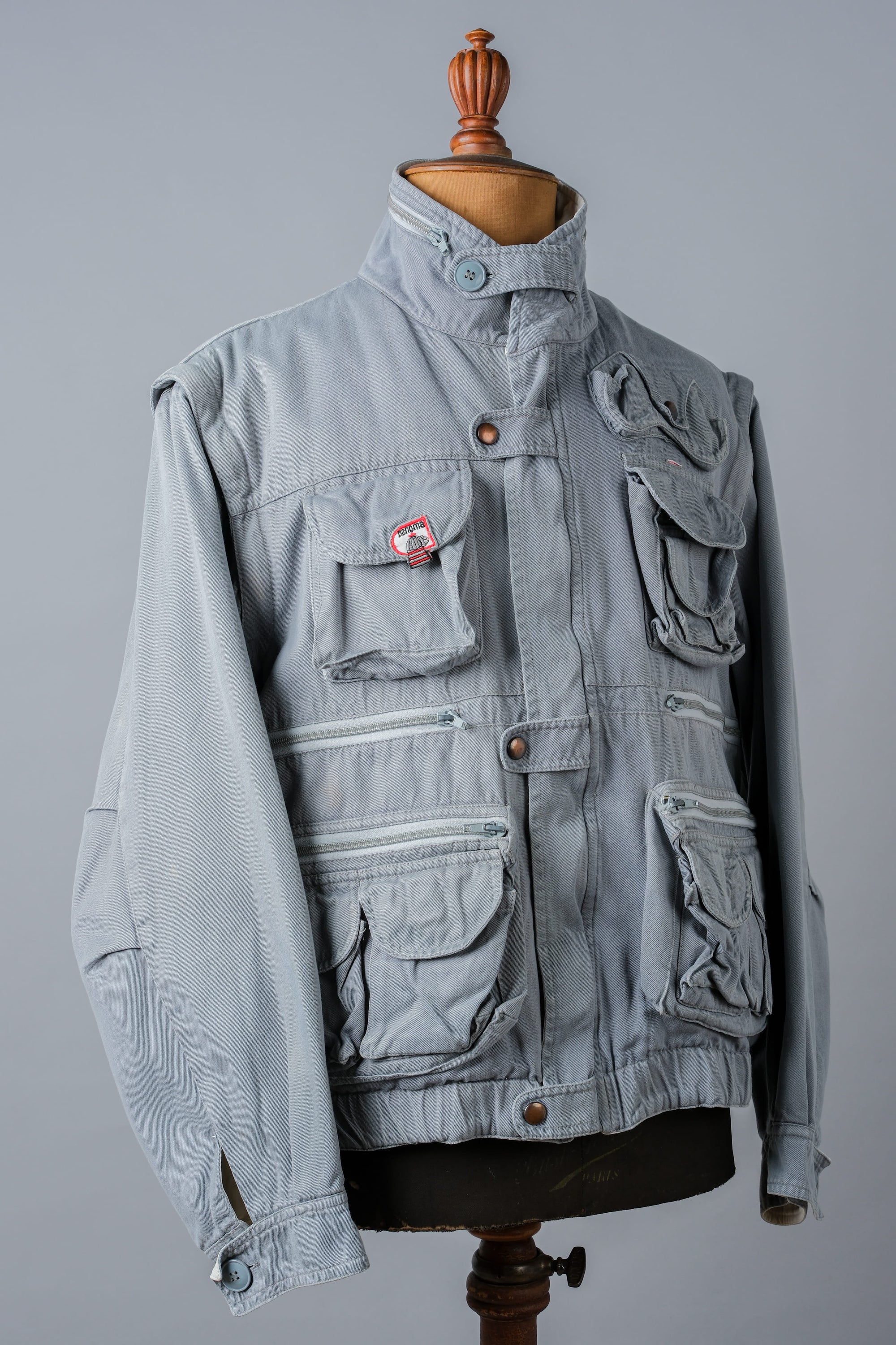［~90's］Old Renoma Paris Detachable Sleeve Multi Pocket Jacket