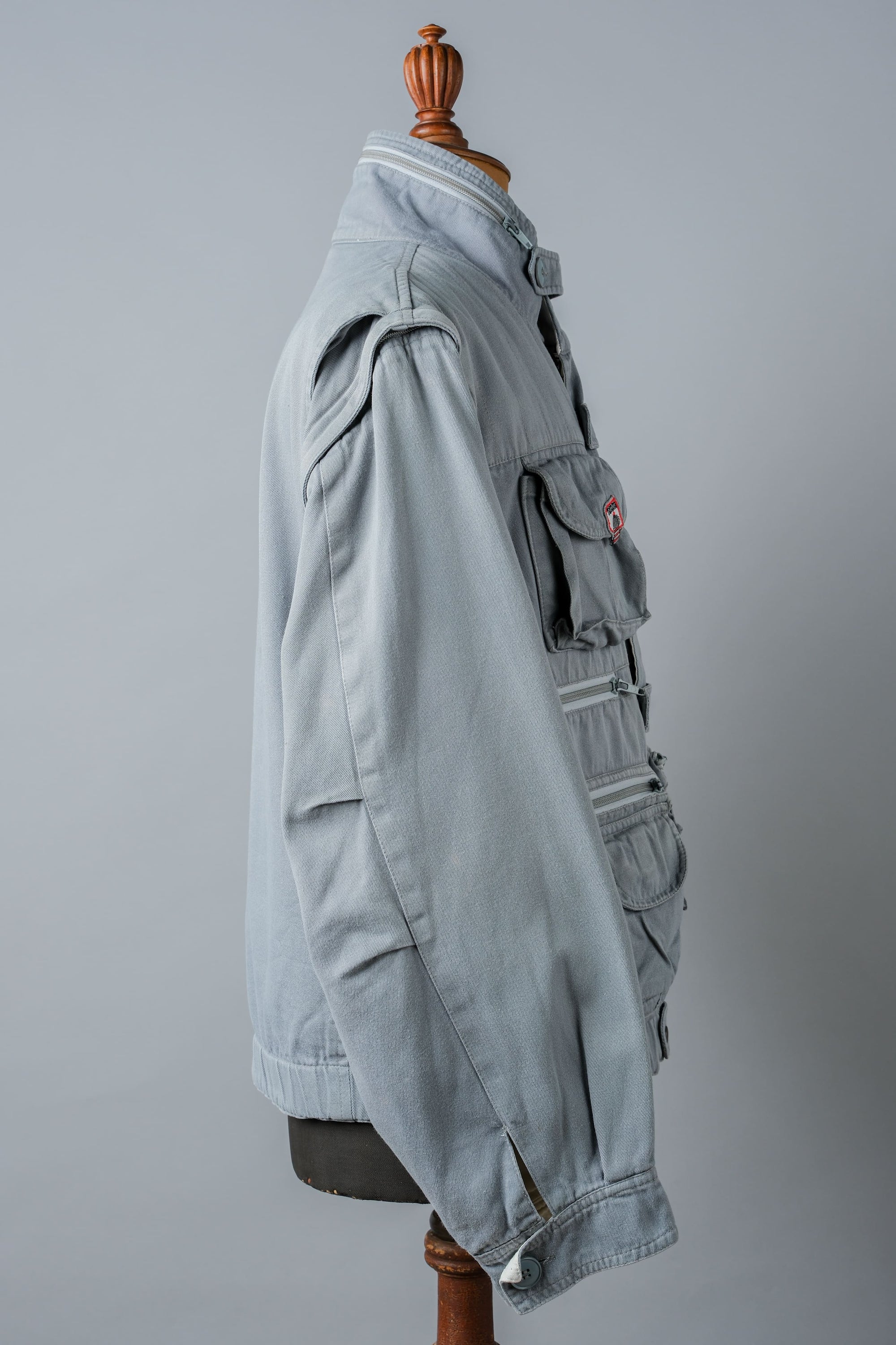［~90's］Old Renoma Paris Detachable Sleeve Multi Pocket Jacket