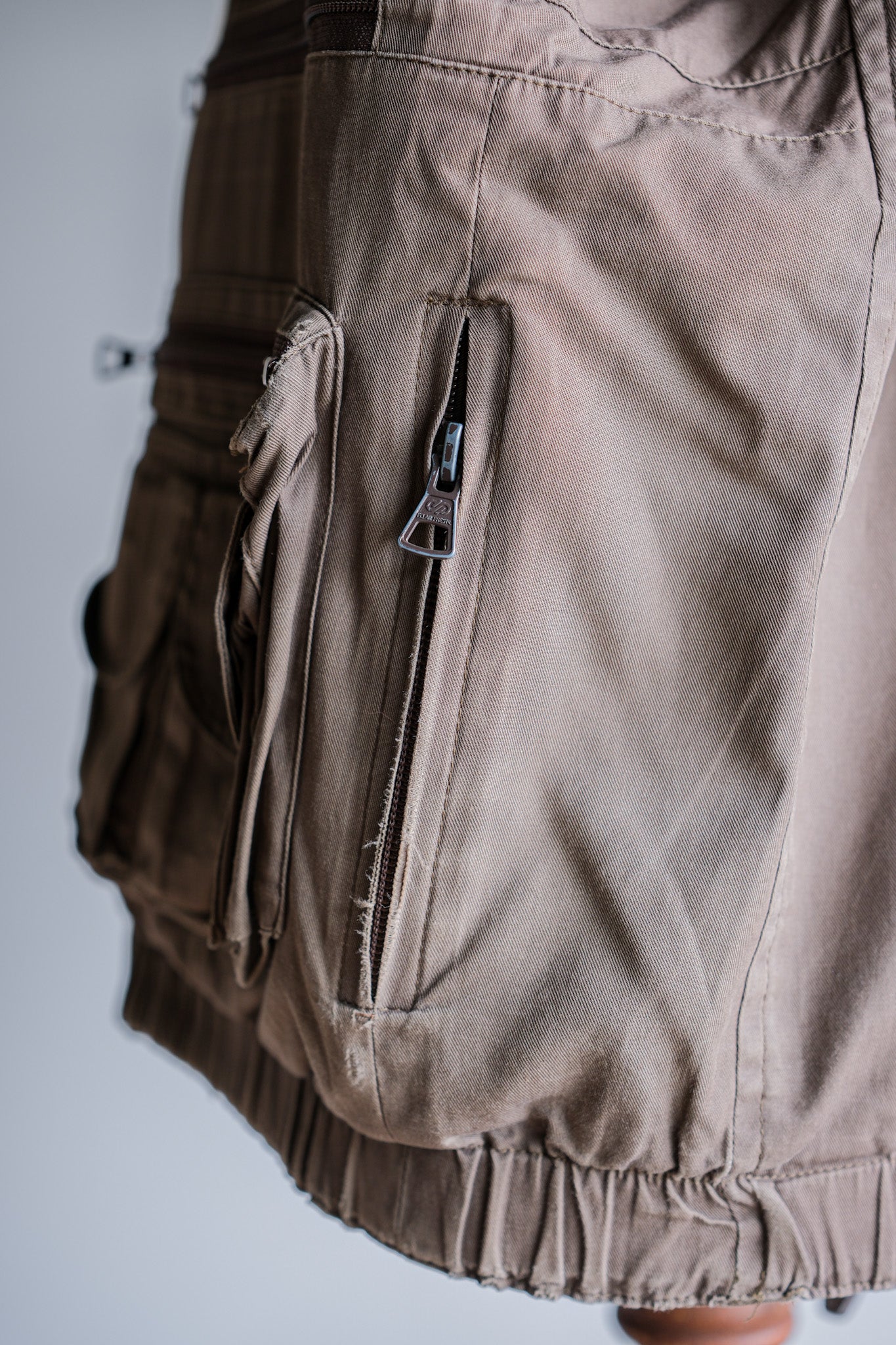 ［~90's］Old Renoma Paris Detachable Sleeve Multi Pocket Jacket With Liner