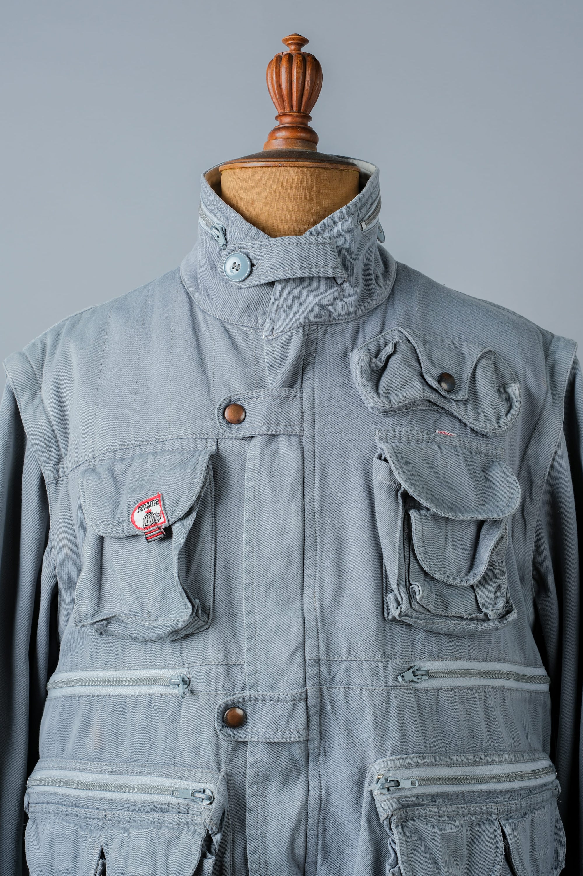 ［~90's］Old Renoma Paris Detachable Sleeve Multi Pocket Jacket