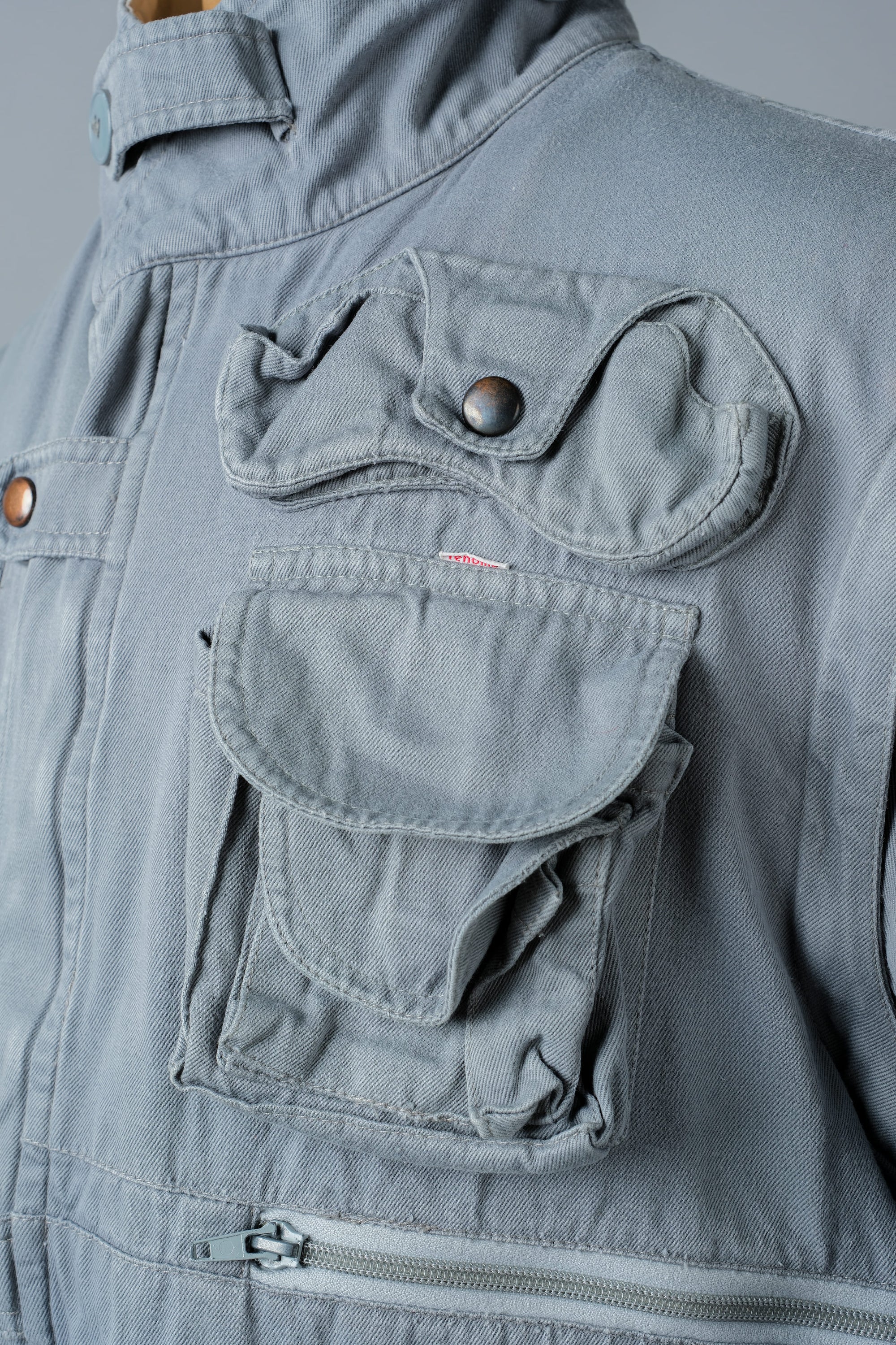 ［~90's］Old Renoma Paris Detachable Sleeve Multi Pocket Jacket