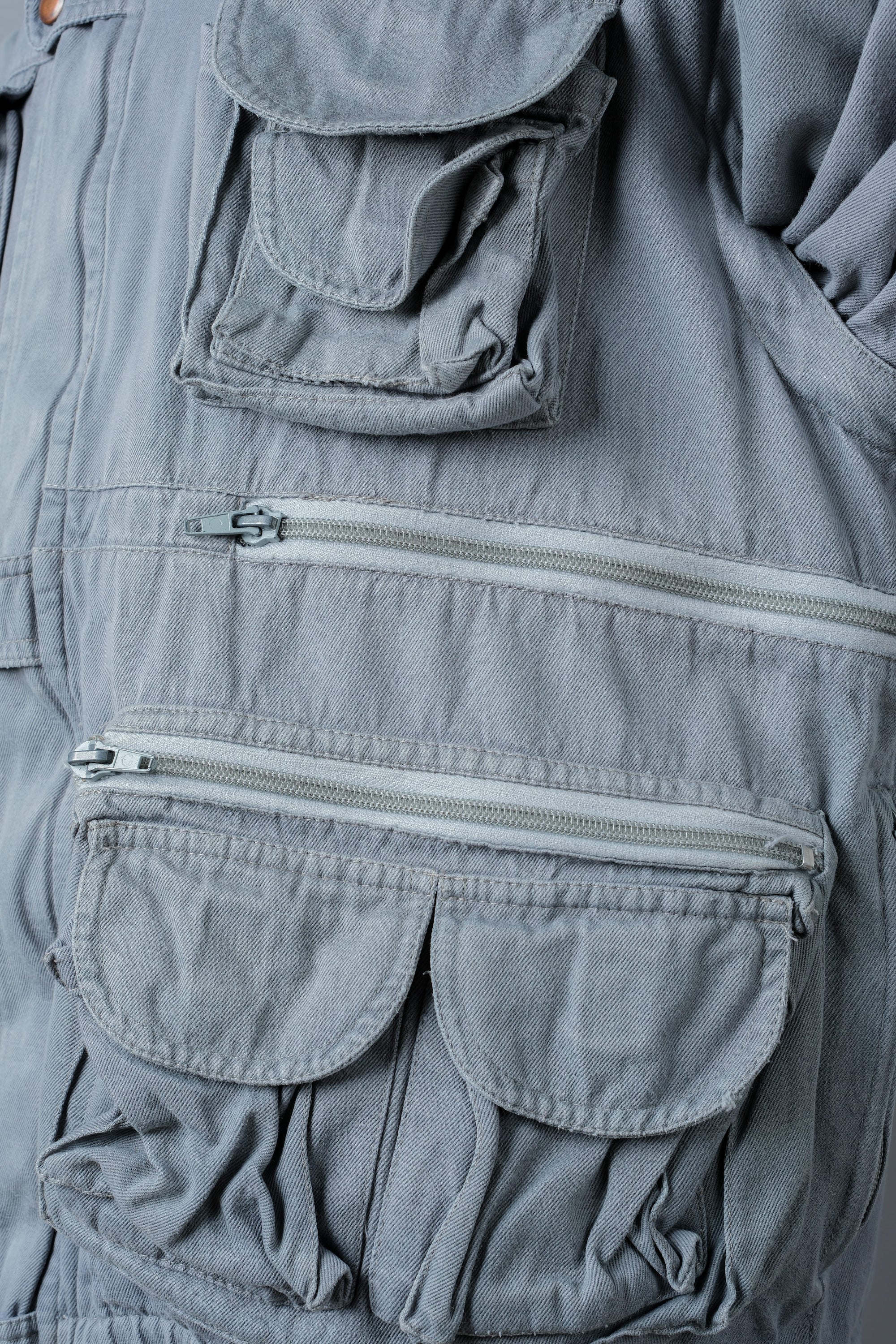 ［~90's］Old Renoma Paris Detachable Sleeve Multi Pocket Jacket