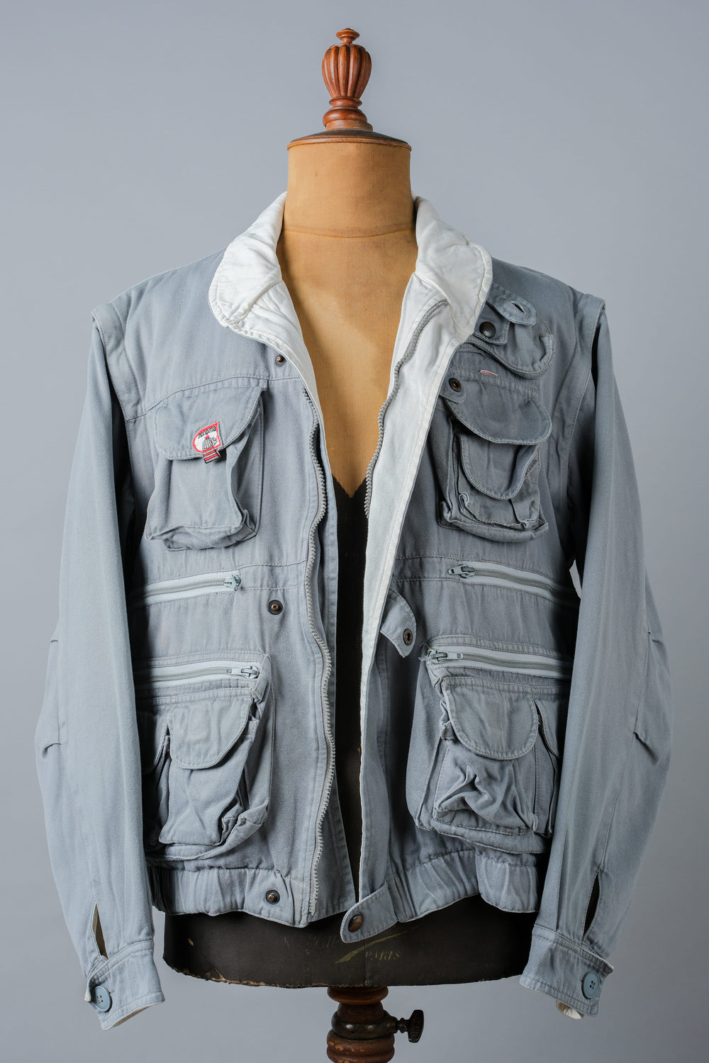 ［~90's］Old Renoma Paris Detachable Sleeve Multi Pocket Jacket