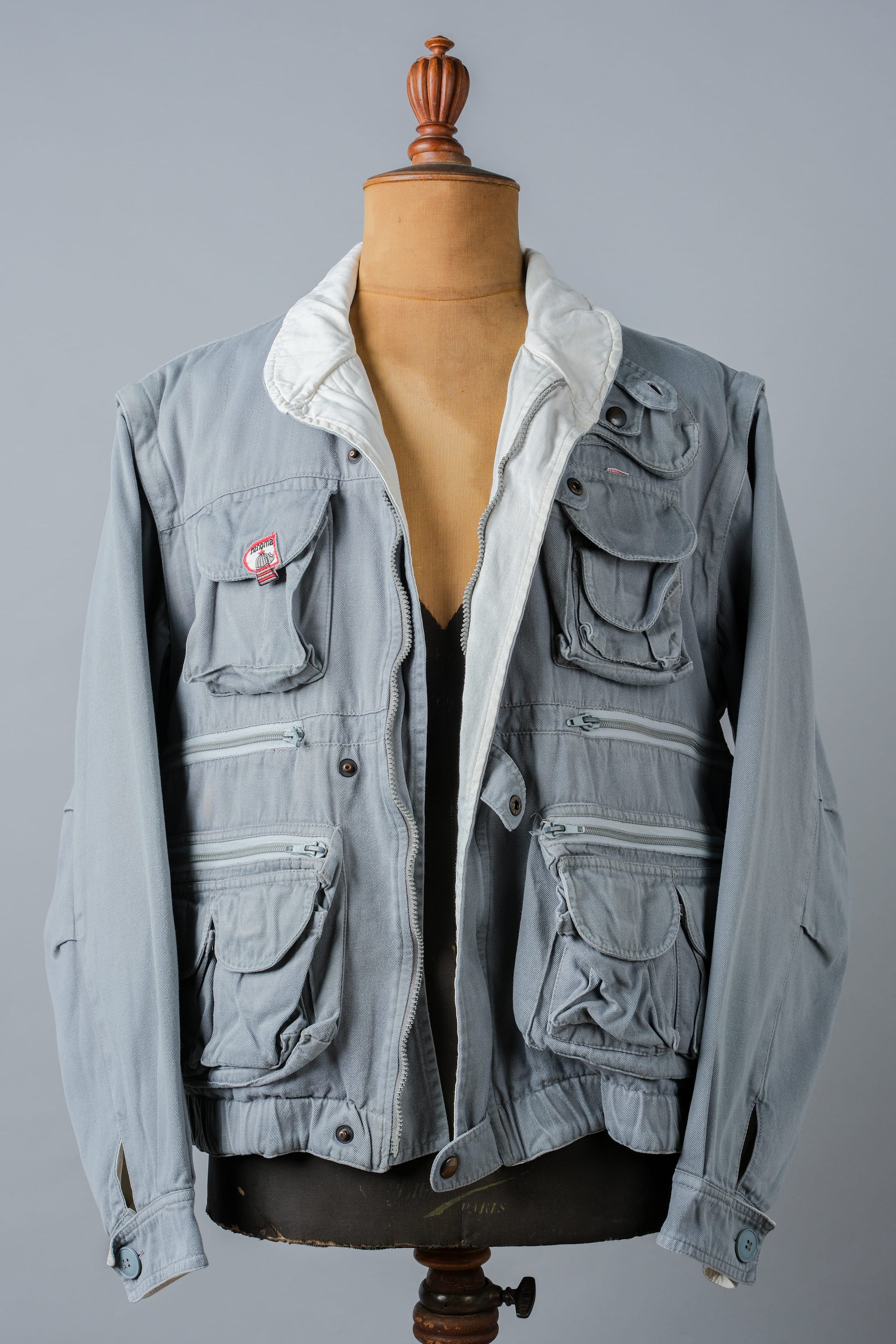 ［~90's］Old Renoma Paris Detachable Sleeve Multi Pocket Jacket