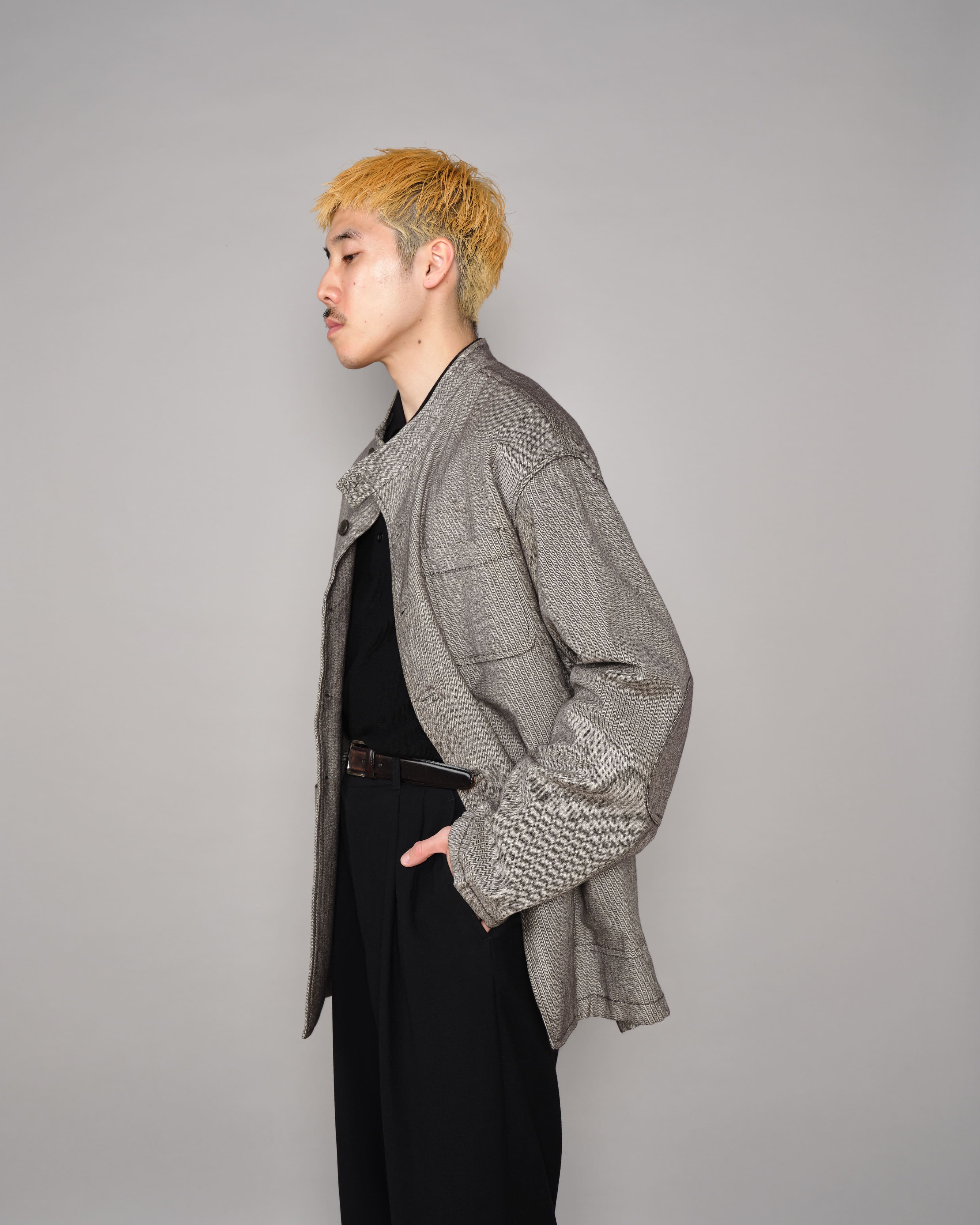 【~00's】Old ARNYS PARIS Forestiere Jacket Size.48 "Silk & Wool"