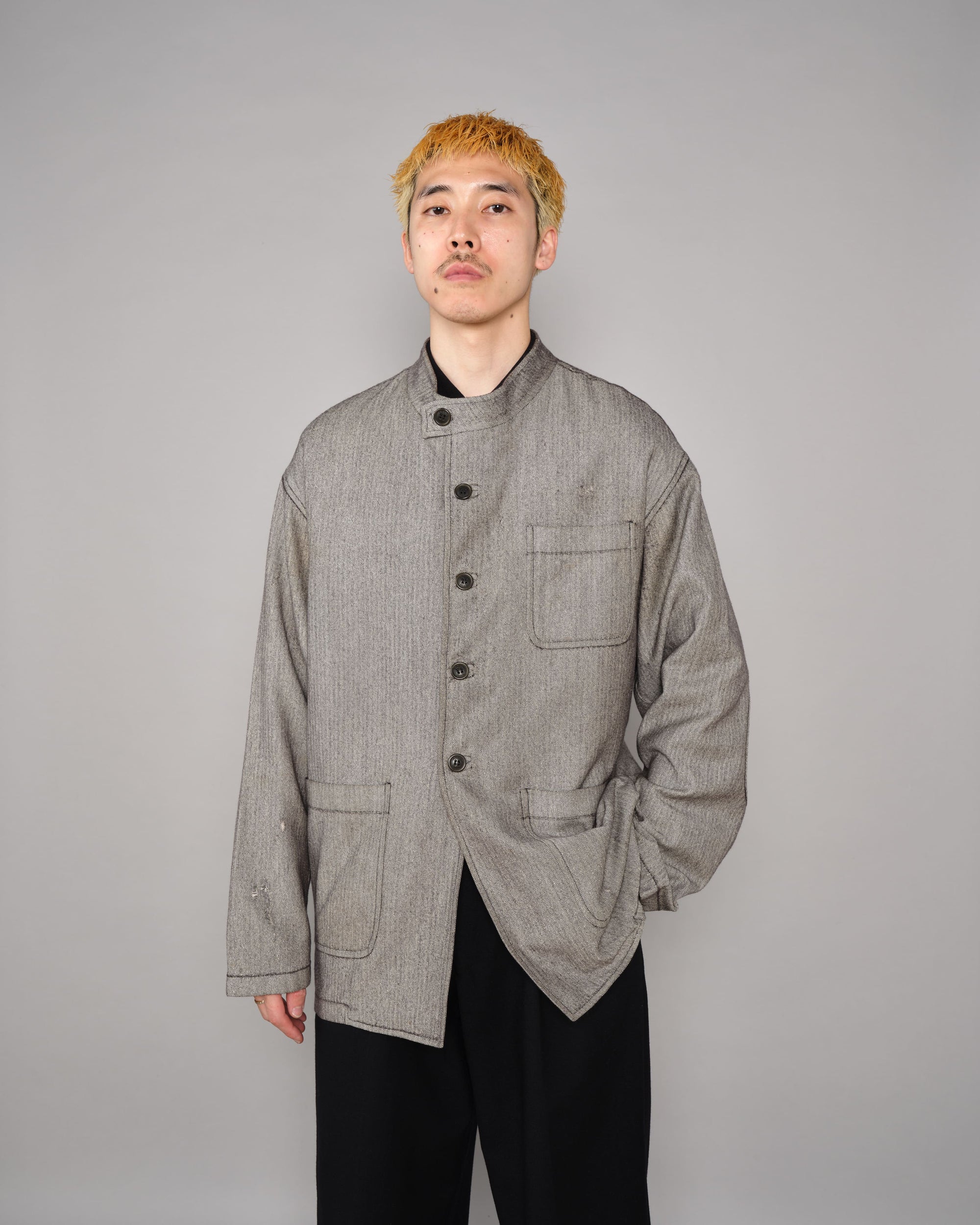 ［~00's］Old ARNYS PARIS Forestiere Jacket Size.48 "Silk & Wool"