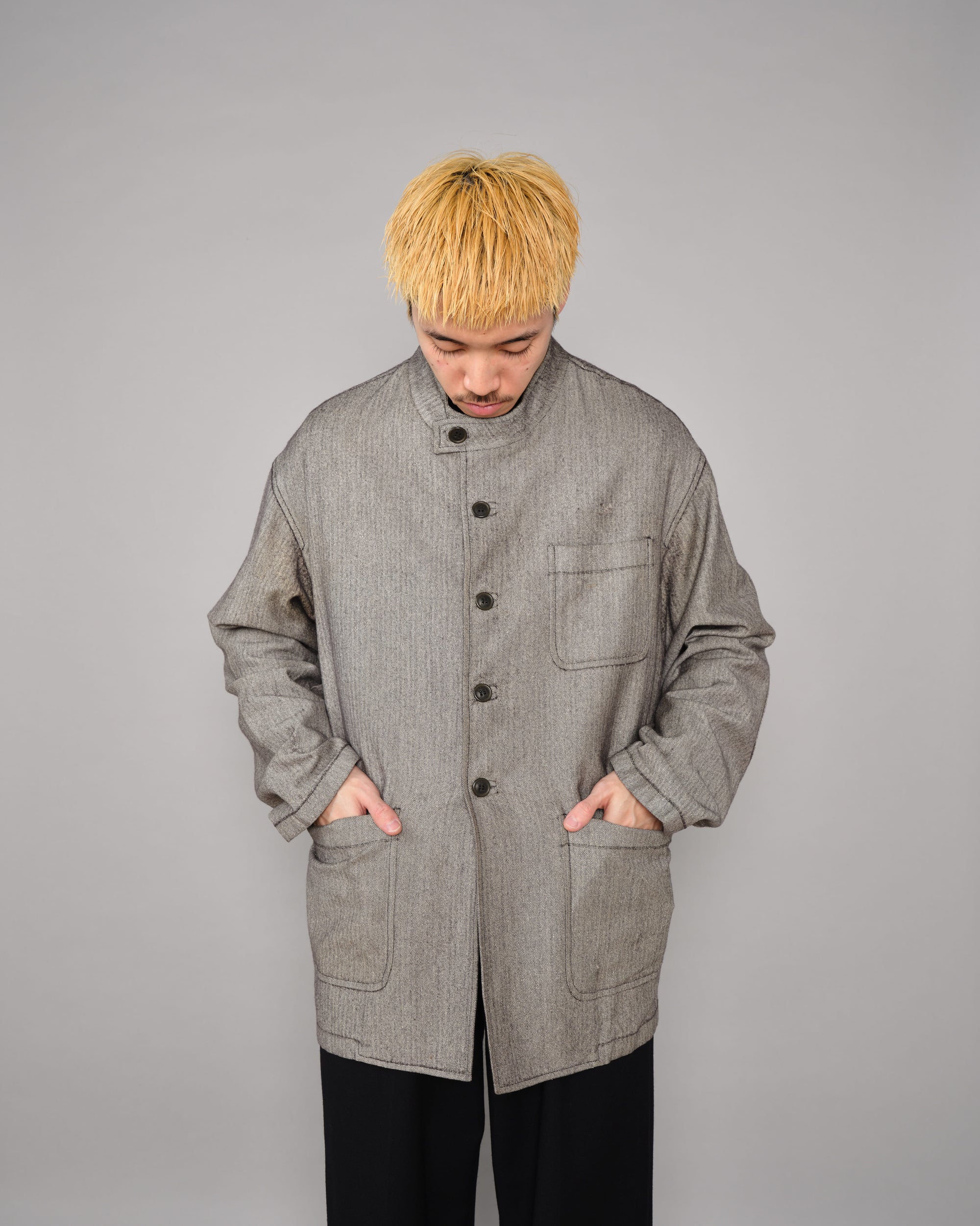 ［~00's］Old ARNYS PARIS Forestiere Jacket Size.48 "Silk & Wool"
