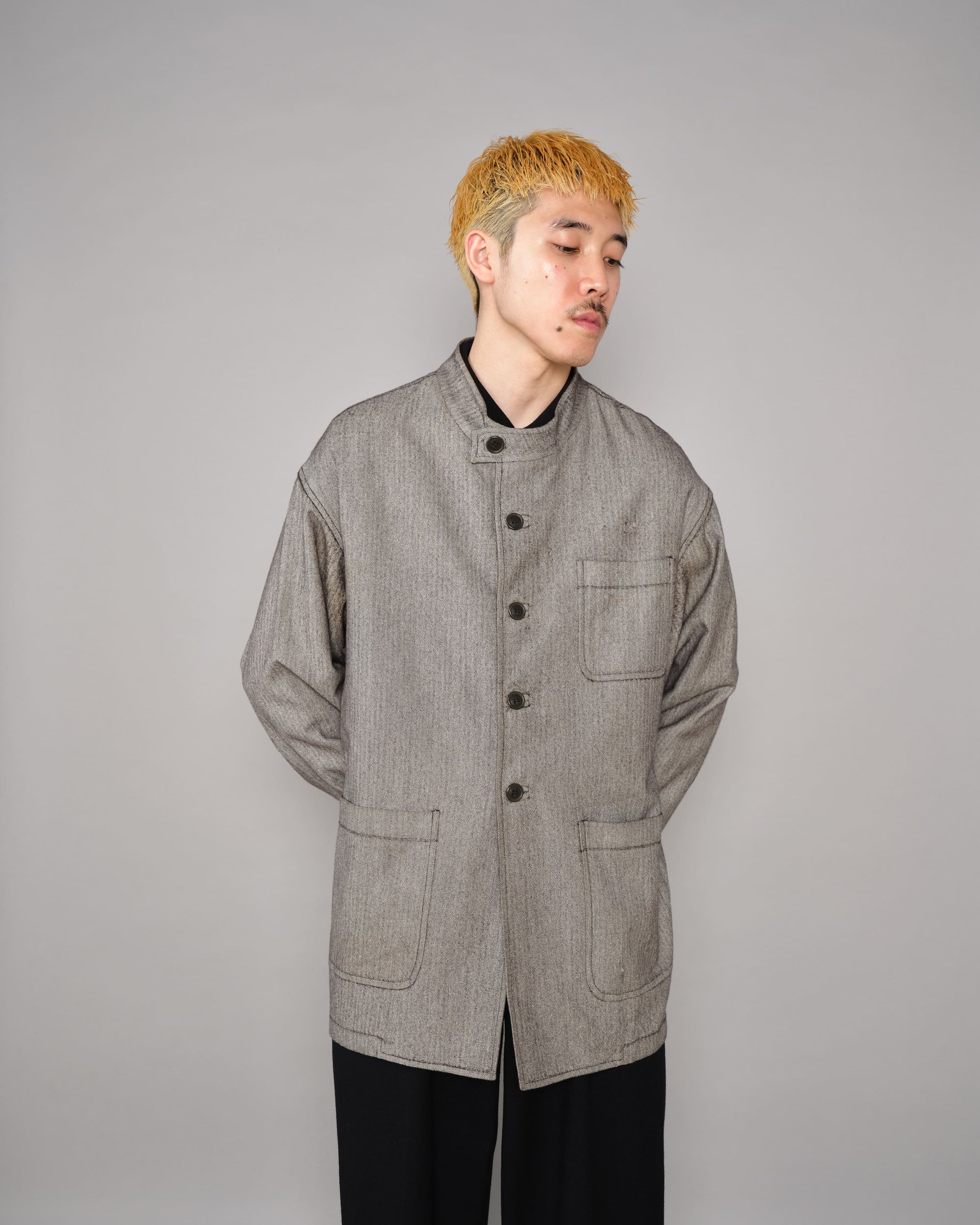 ［~00's］Old ARNYS PARIS Forestiere Jacket Size.48 "Silk & Wool"