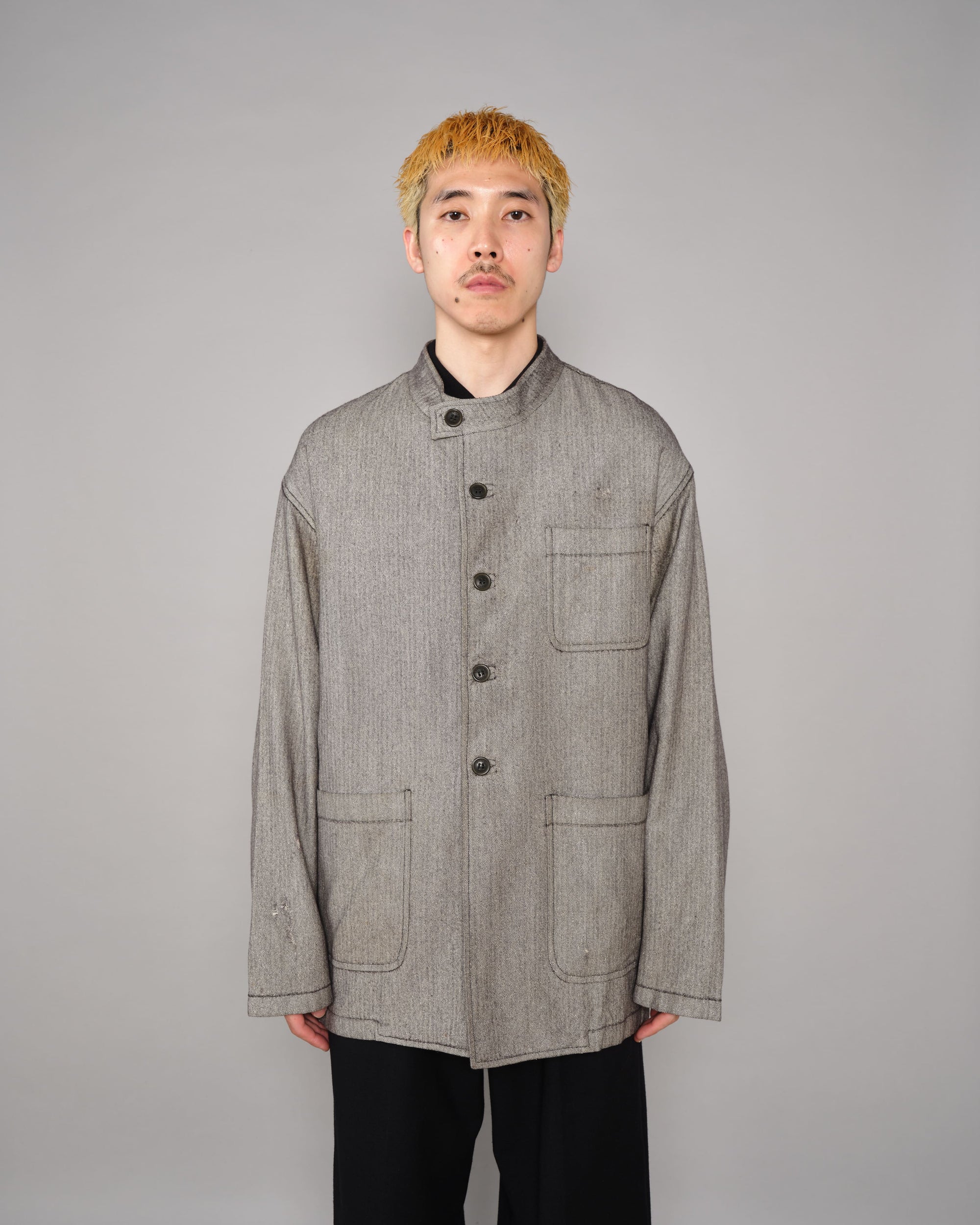 ［~00's］Old ARNYS PARIS Forestiere Jacket Size.48 "Silk & Wool"