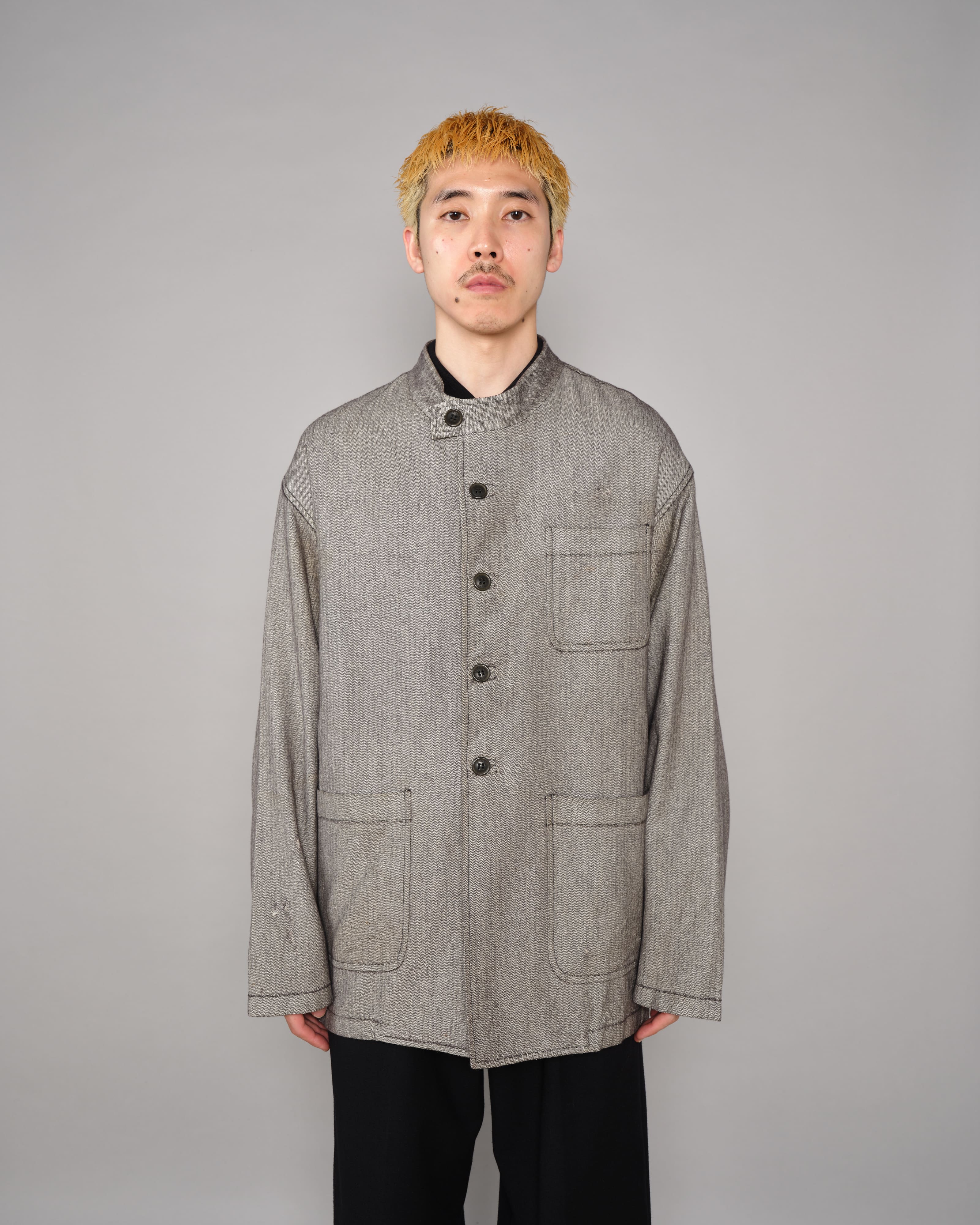 【~00's】Old ARNYS PARIS Forestiere Jacket Size.48 "Silk & Wool"