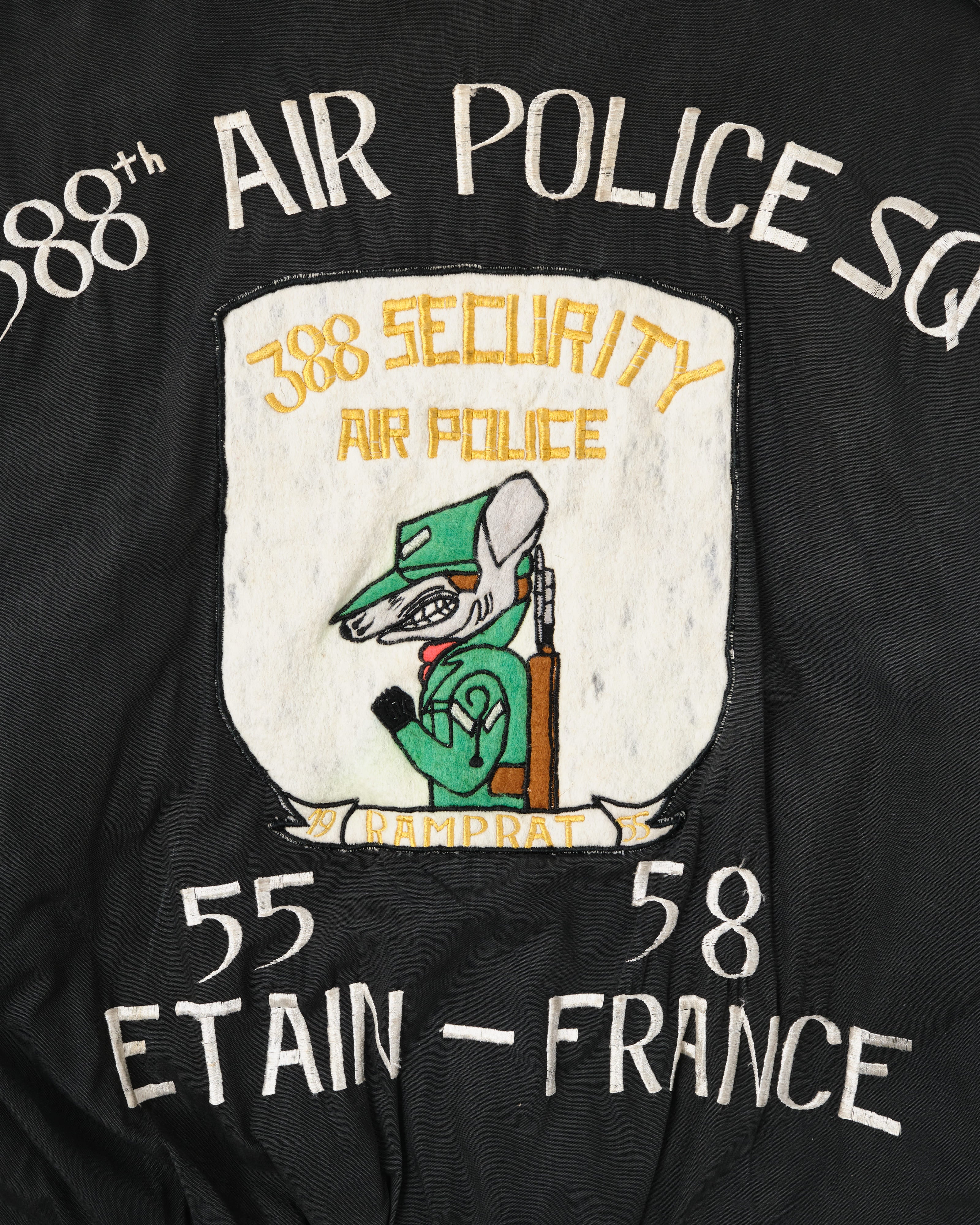 [~ 50's] แจ็คเก็ตของที่ระลึกวินเทจฝรั่งเศส "1955-58"