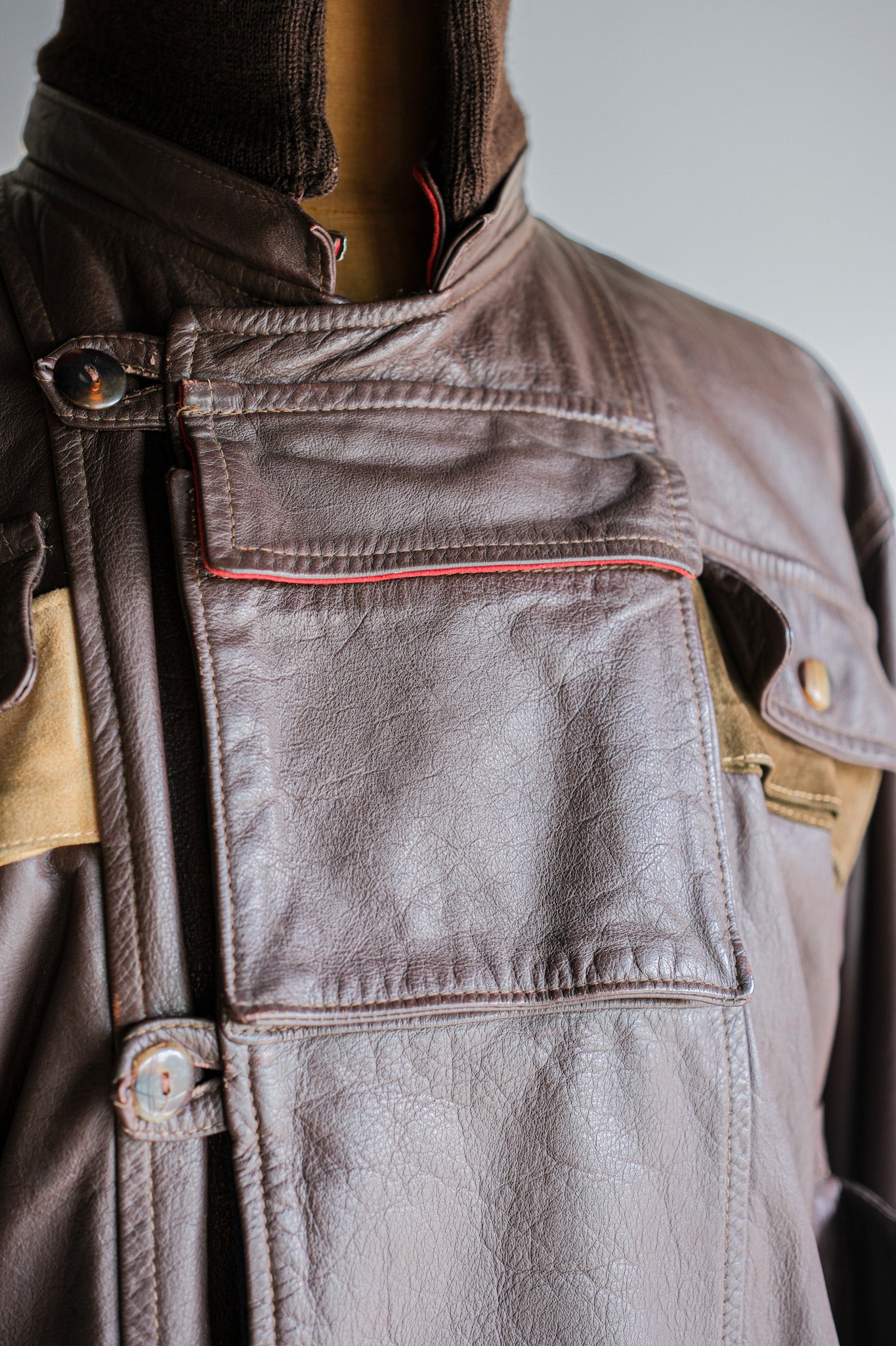 【82AW】Old C.P.Company Dutch Police Jacket Size.48 "All Leather Type"