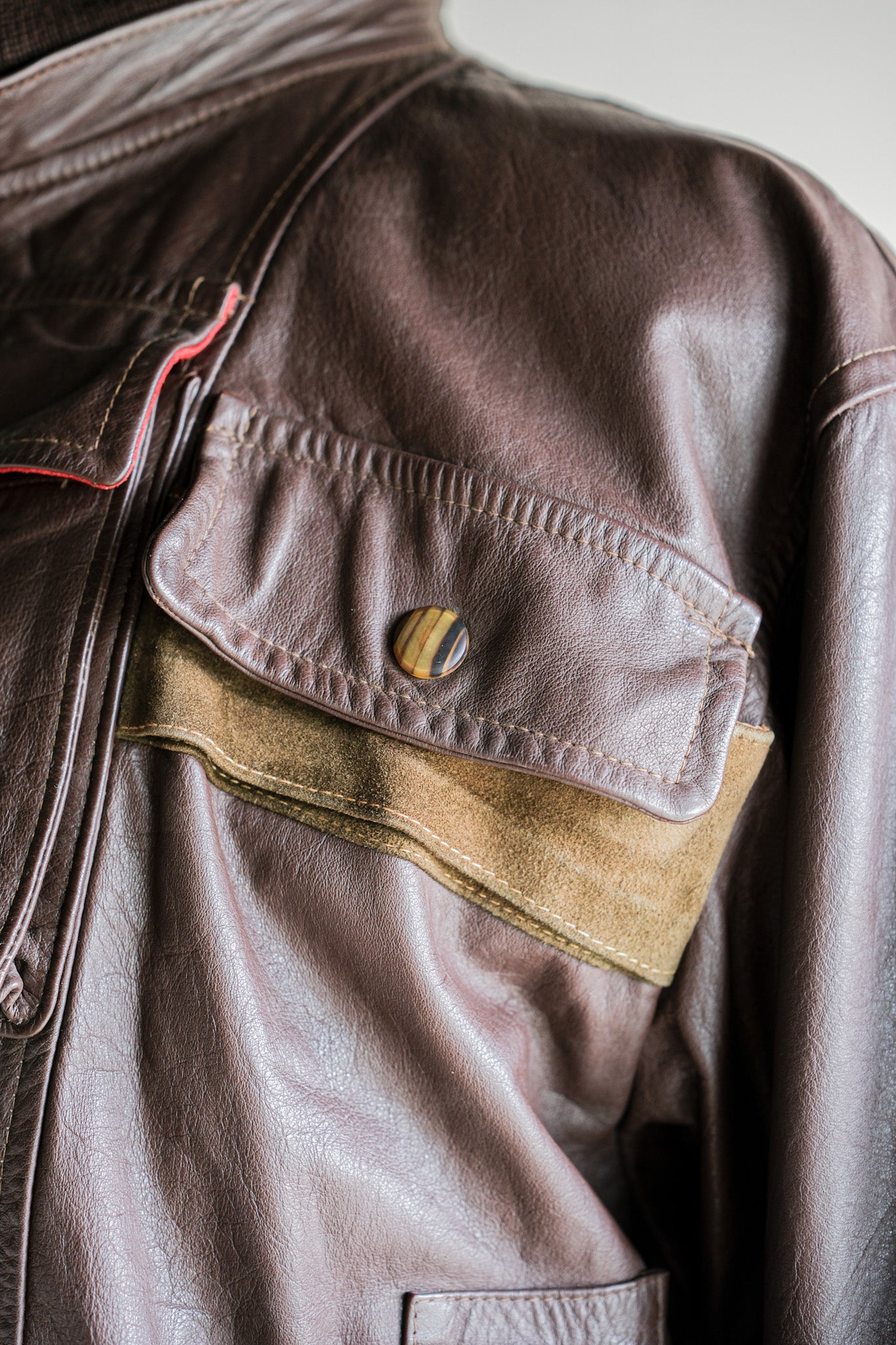 【82AW】Old C.P.Company Dutch Police Jacket Size.48 "All Leather Type"