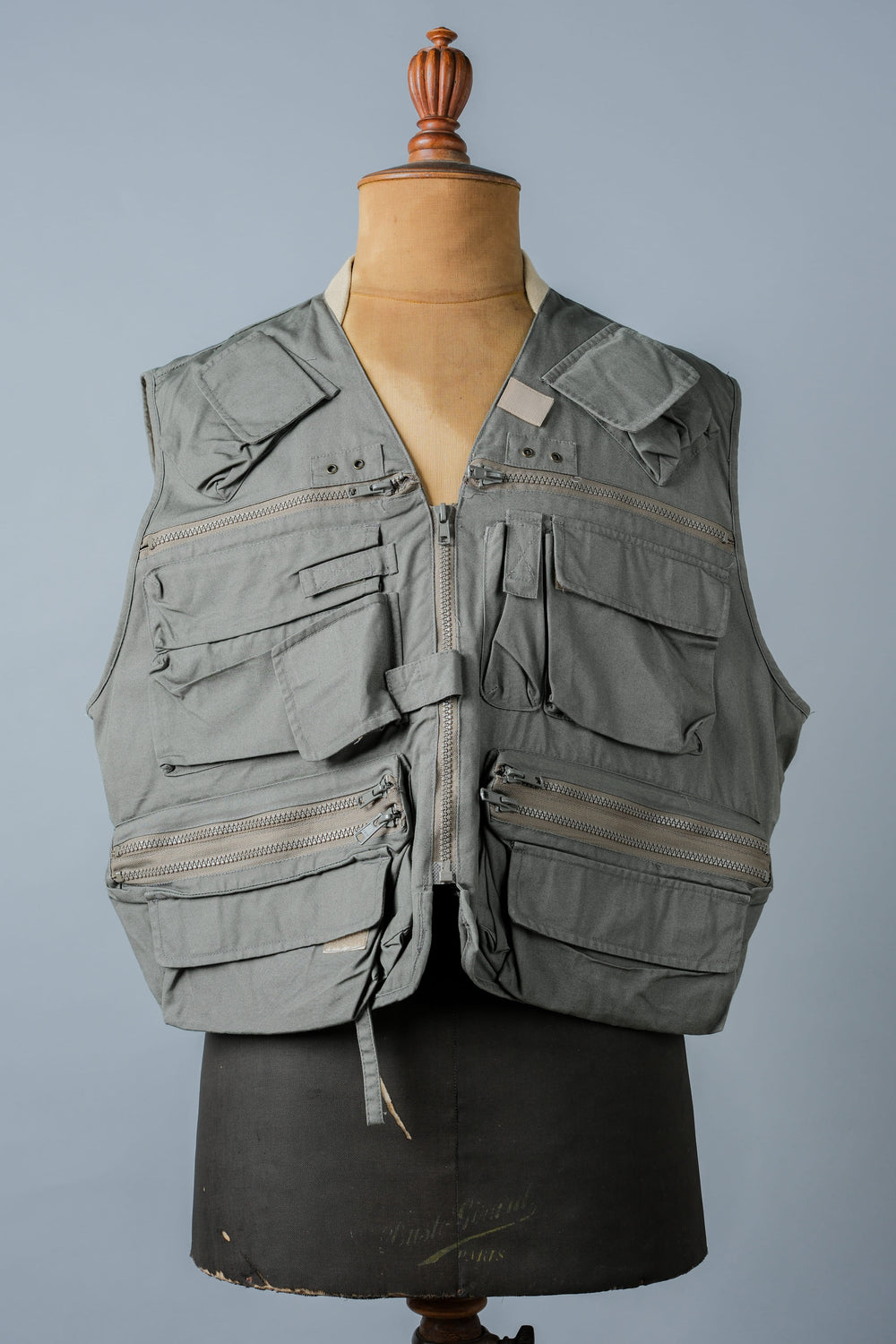 ［~90's］Vintage Willis&Geiger Bush Poplin Fishing Vest Size.M