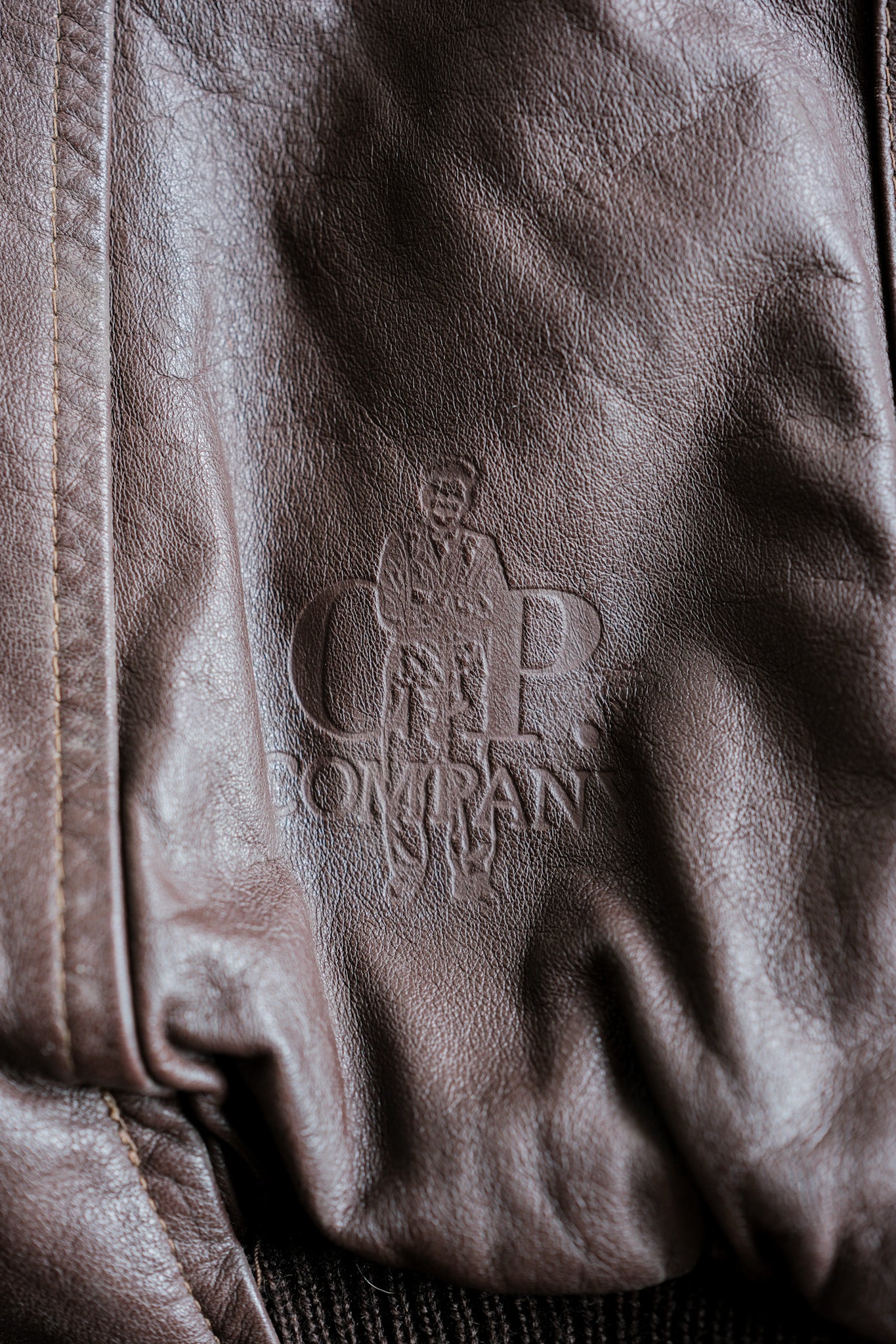 【82AW】Old C.P.Company Dutch Police Jacket Size.48 "All Leather Type"