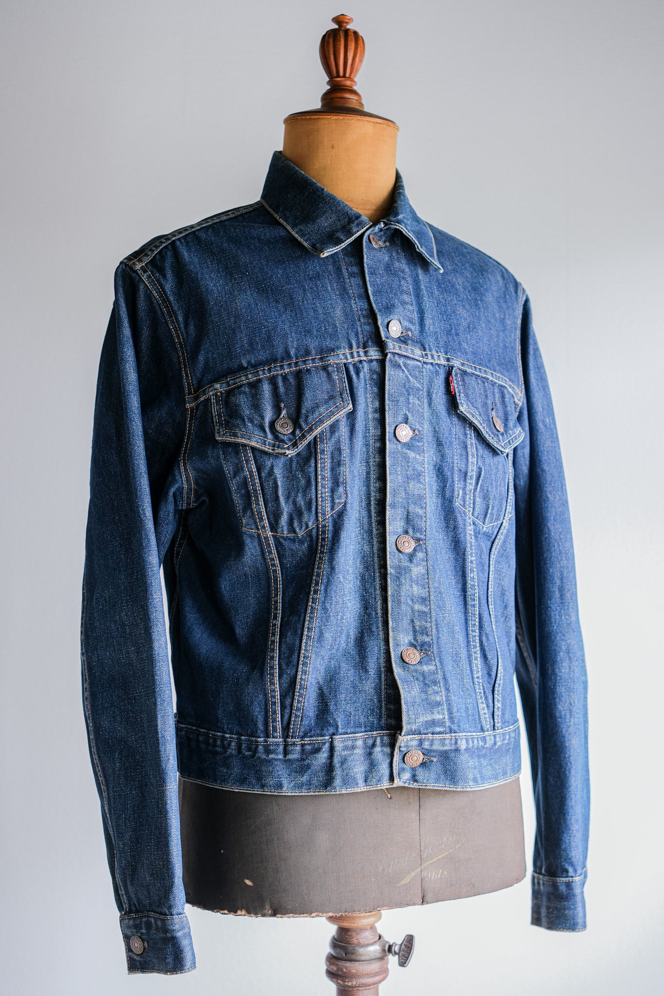 [~ 60 년대] Vintage Levi의 557 Denim Jacket "Big E"
