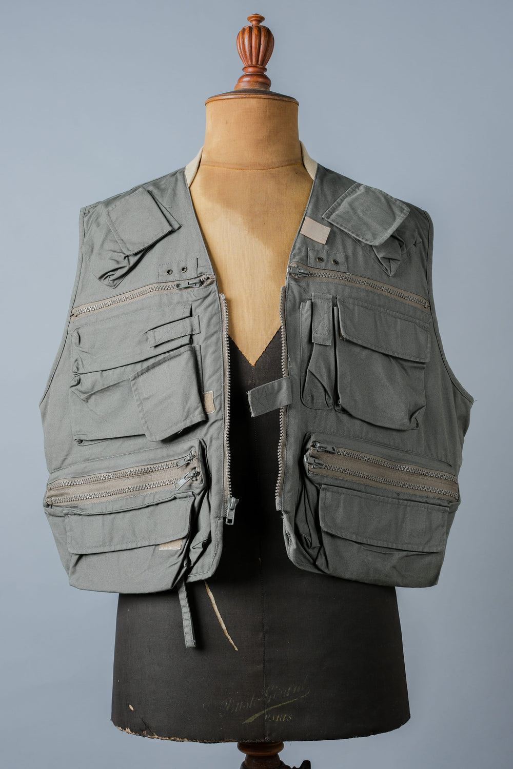 ［~90's］Vintage Willis&Geiger Bush Poplin Fishing Vest Size.M