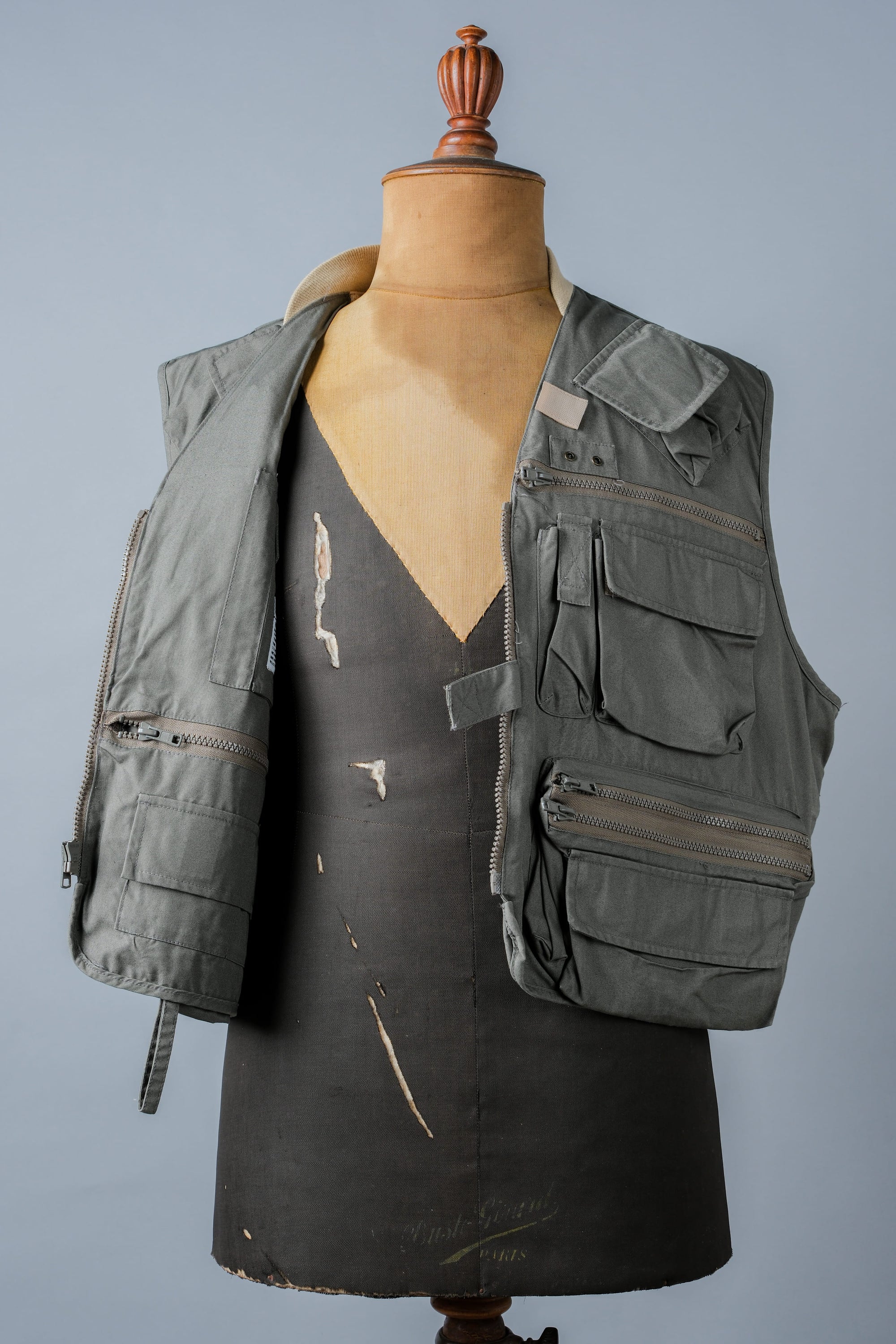 【~90's】Vintage Willis&Geiger Bush Poplin Fishing Vest Size.M