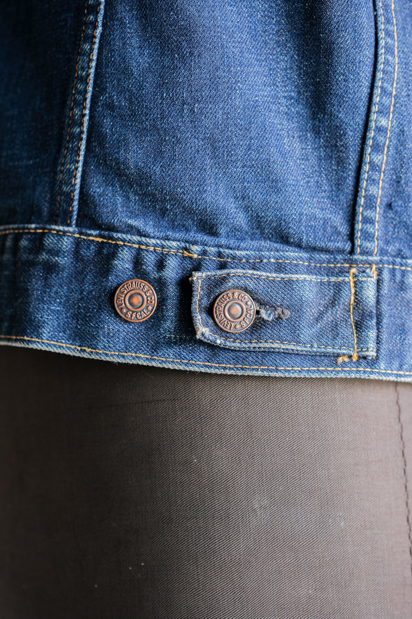 ［~60's］Vintage Levi's 557 Denim Jacket "Big E"