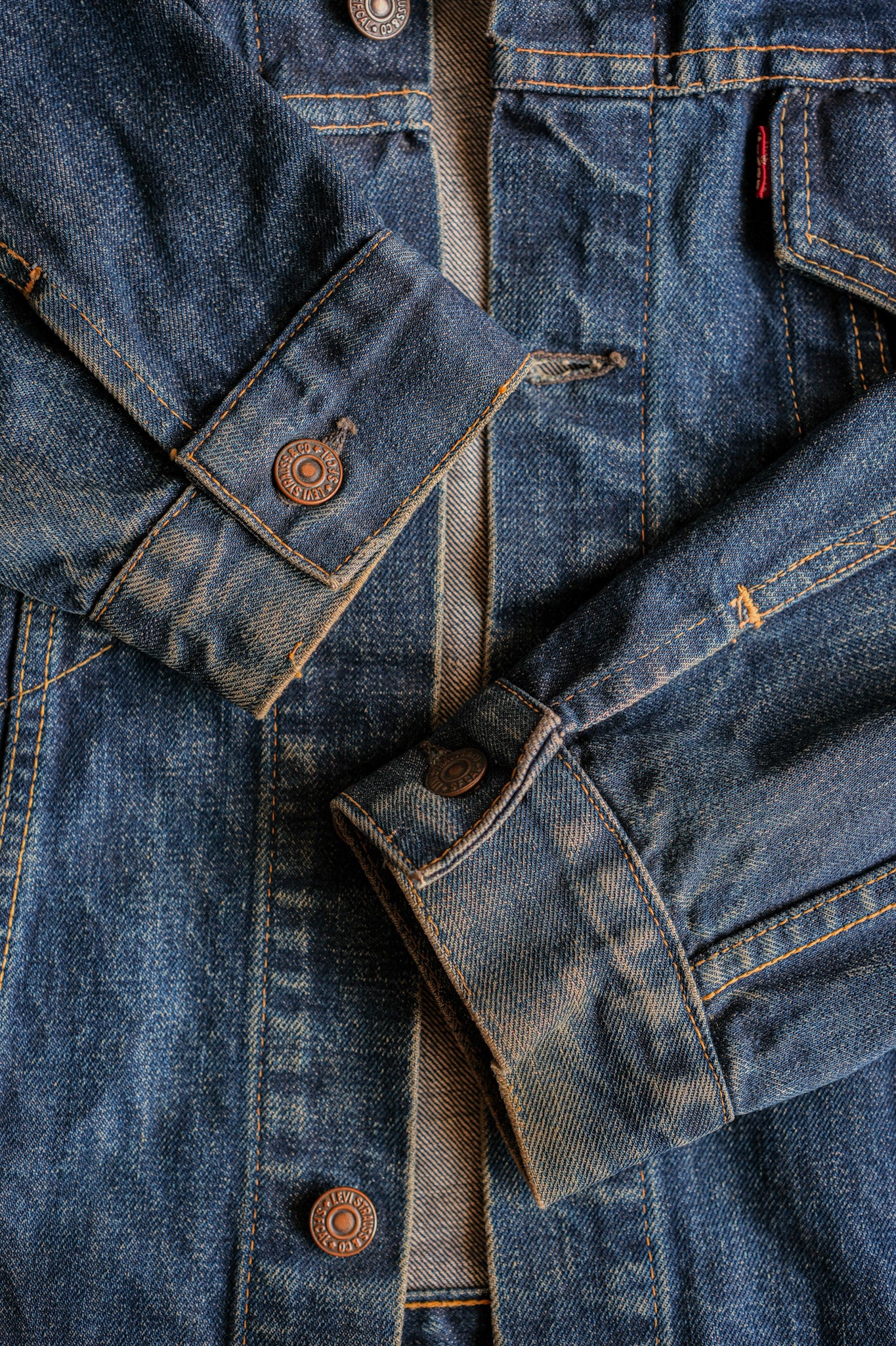 ［~60's］Vintage Levi's 557 Denim Jacket "Big E"