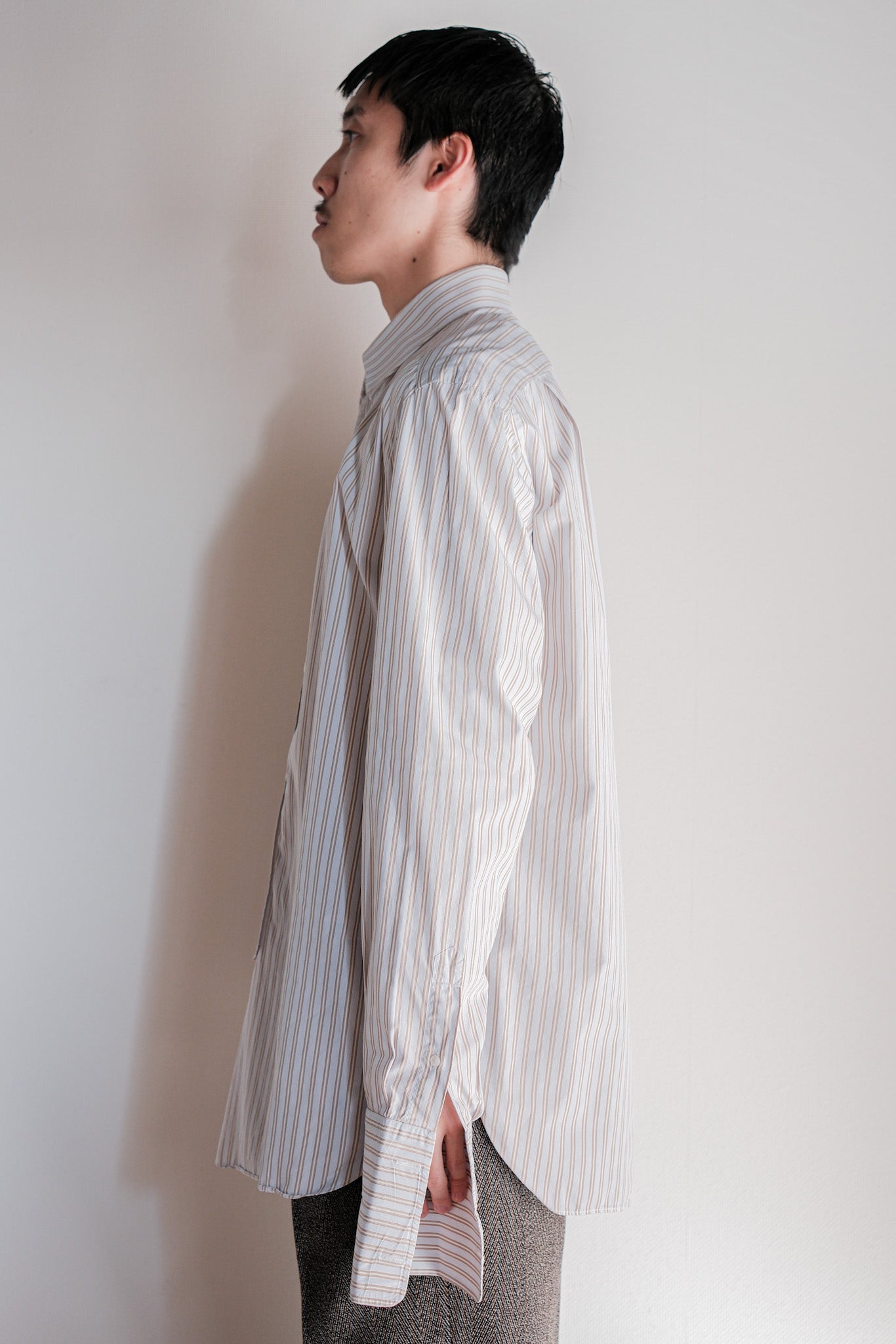 ［~00's］Old ARNYS PARIS Cotton Striped Dress Shirt Size.40