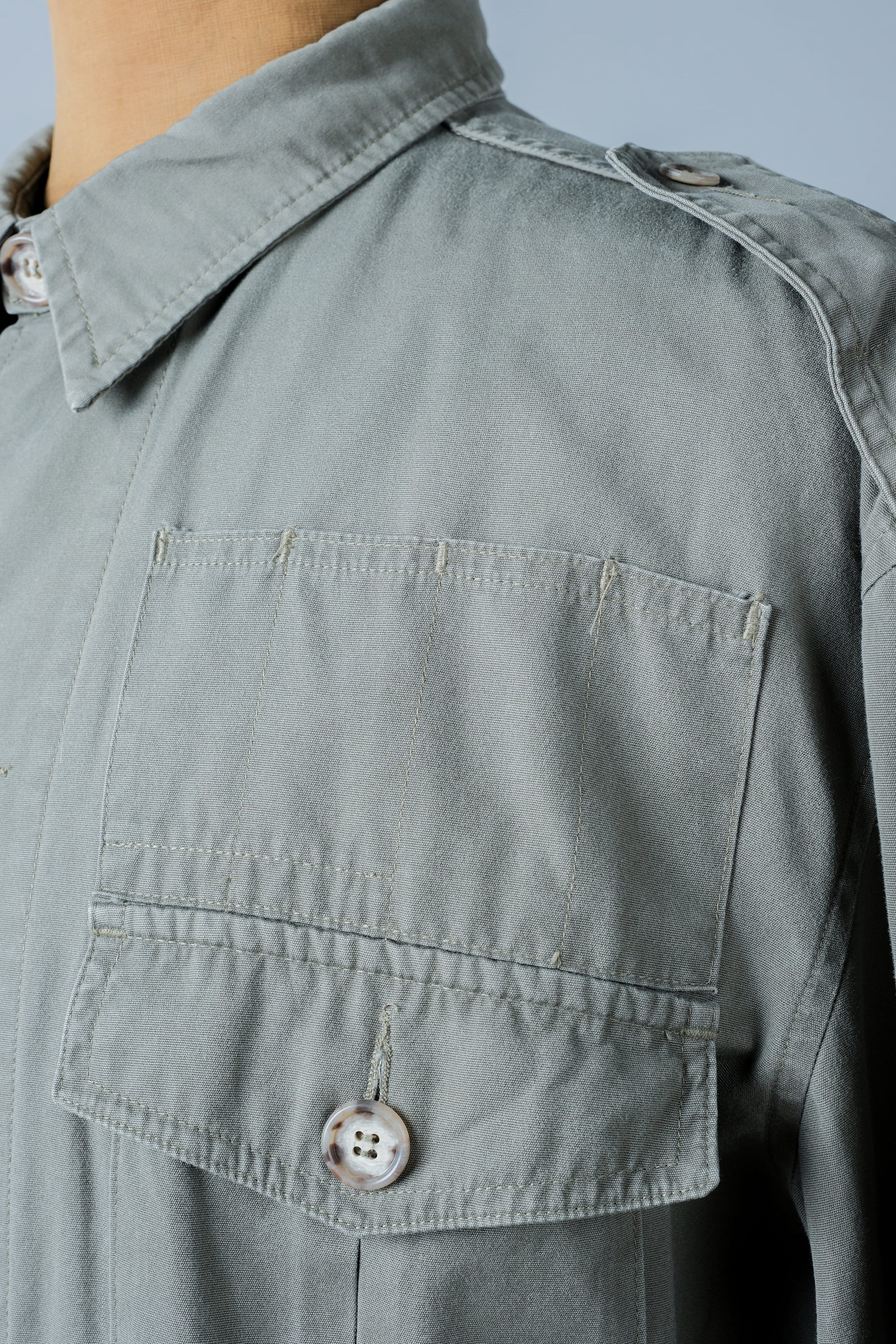【~90's】Vintage Willis&Geiger Bush Poplin Hemingway Jacket Size.M "Made in U.S.A."