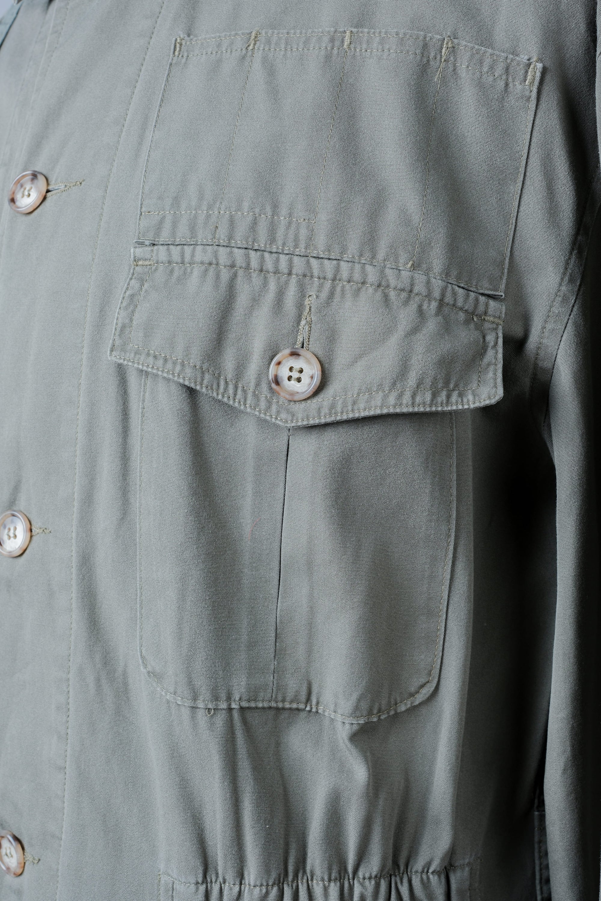 【~90's】Vintage Willis&Geiger Bush Poplin Hemingway Jacket Size.M "Made in U.S.A."