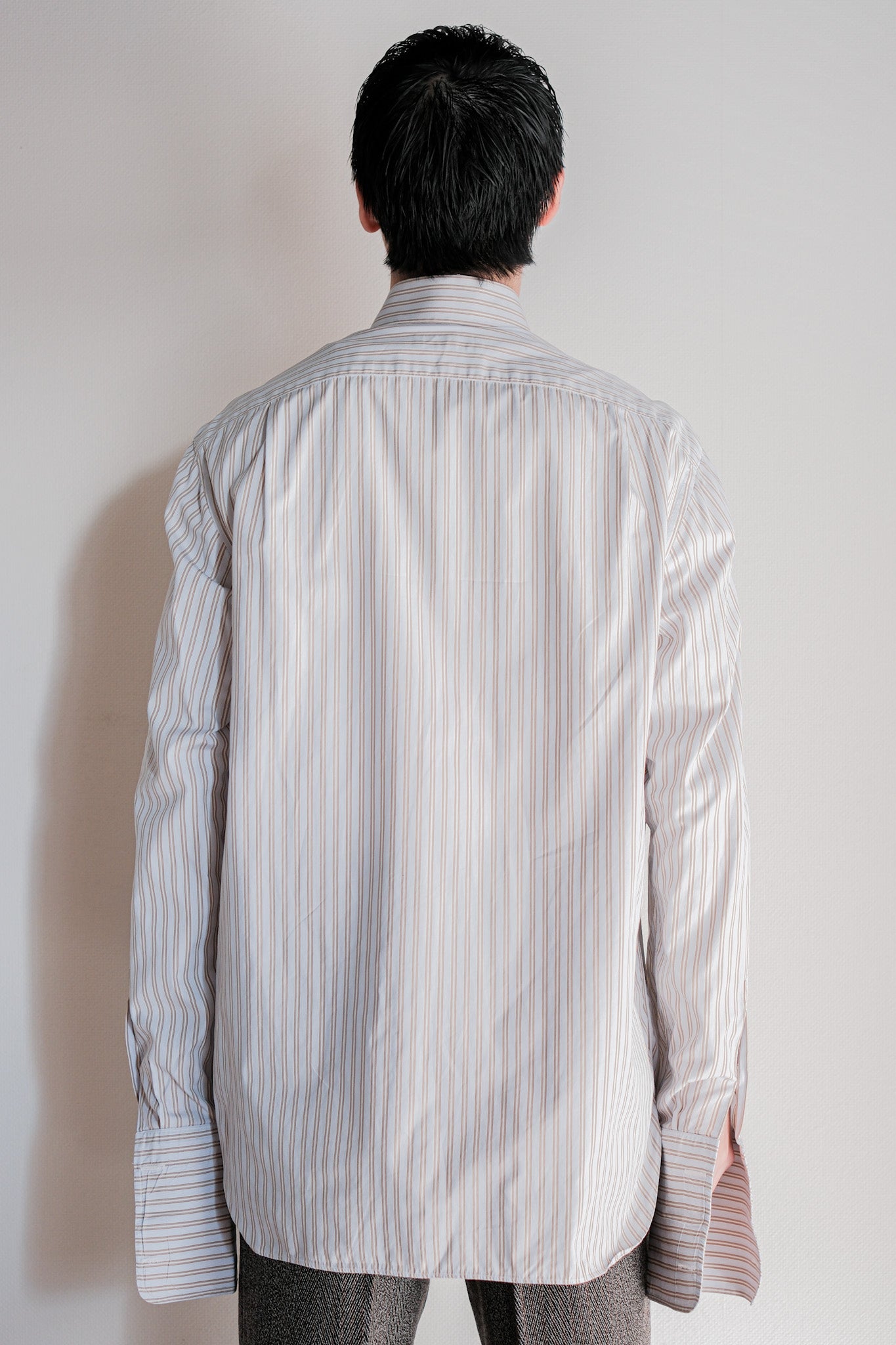 ［~00's］Old ARNYS PARIS Cotton Striped Dress Shirt Size.40