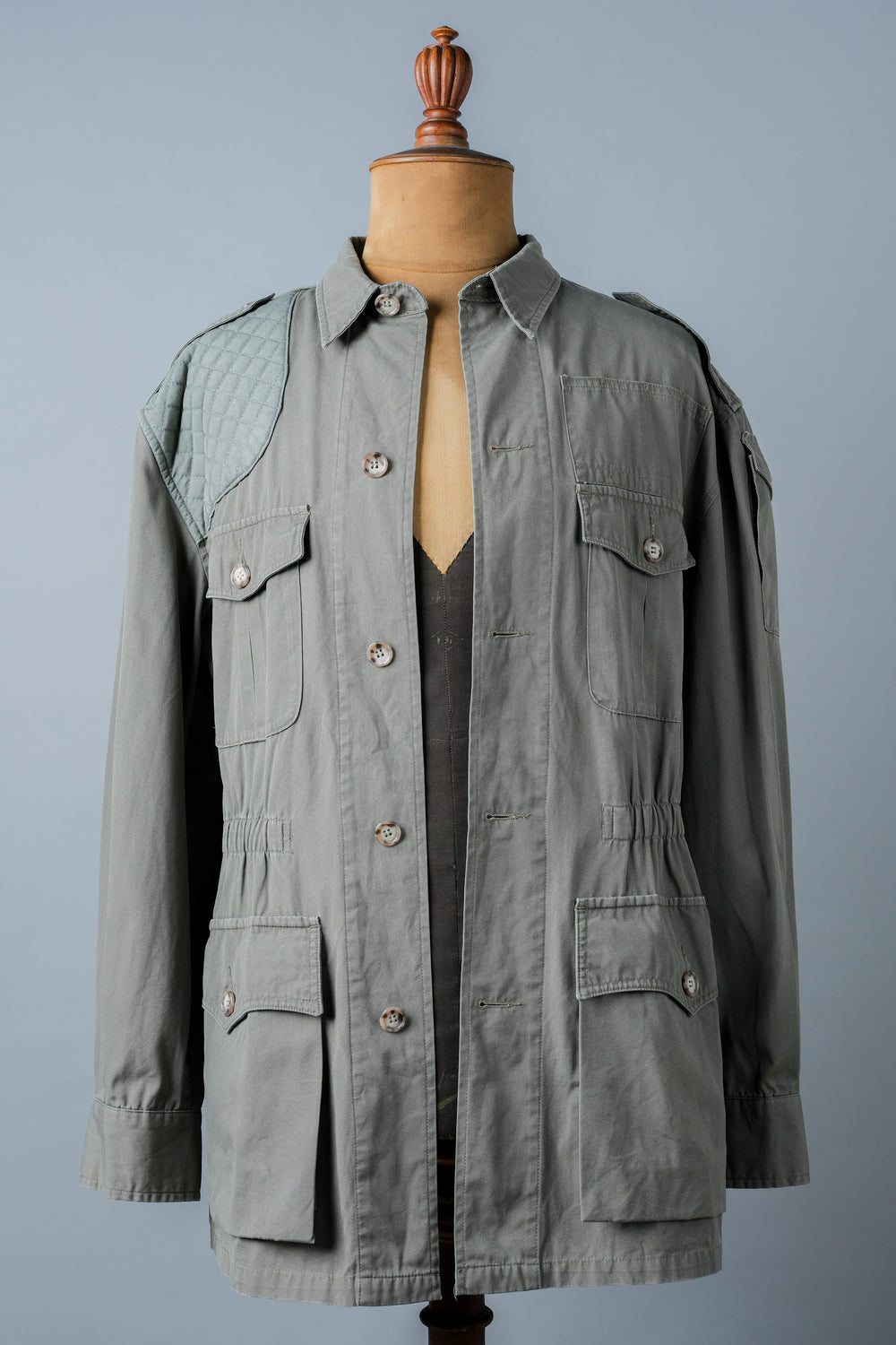 ［~90's］Vintage Willis&Geiger Bush Poplin Hemingway Jacket Size.M "Made in U.S.A."