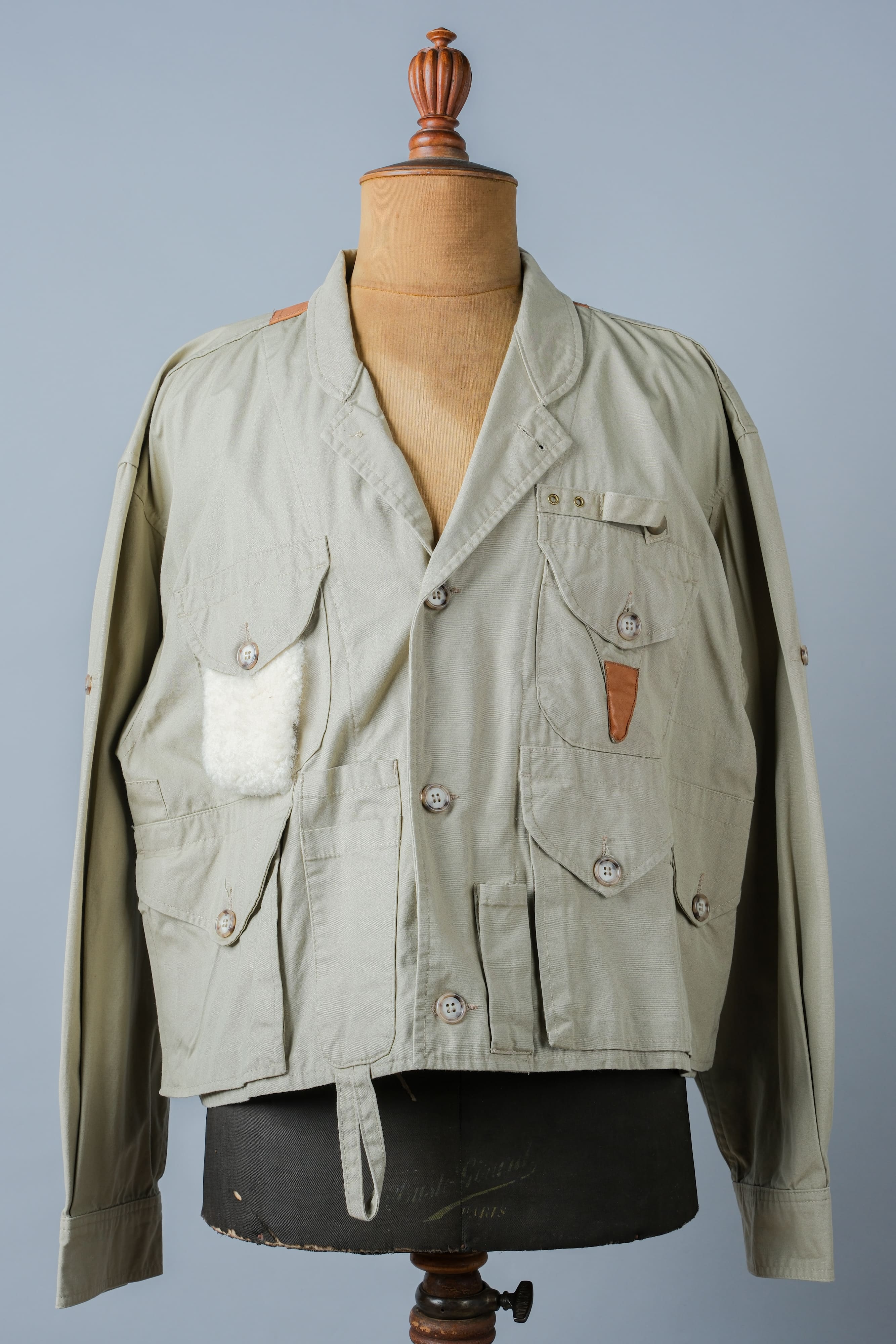 [~ 90's] Vintage Willis & Geiger Bush Poplin Eisenhower Veste de pêche sise.m "Made in U.S.A."