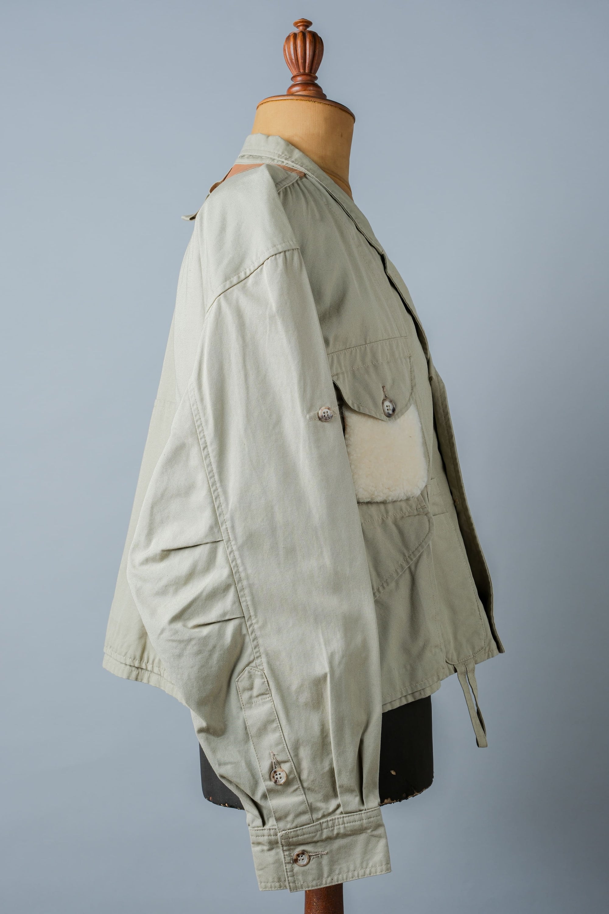 【~90's】Vintage Willis&Geiger Bush Poplin Eisenhower Fishing Jacket Size.M "Made in U.S.A." "Dead Stock"