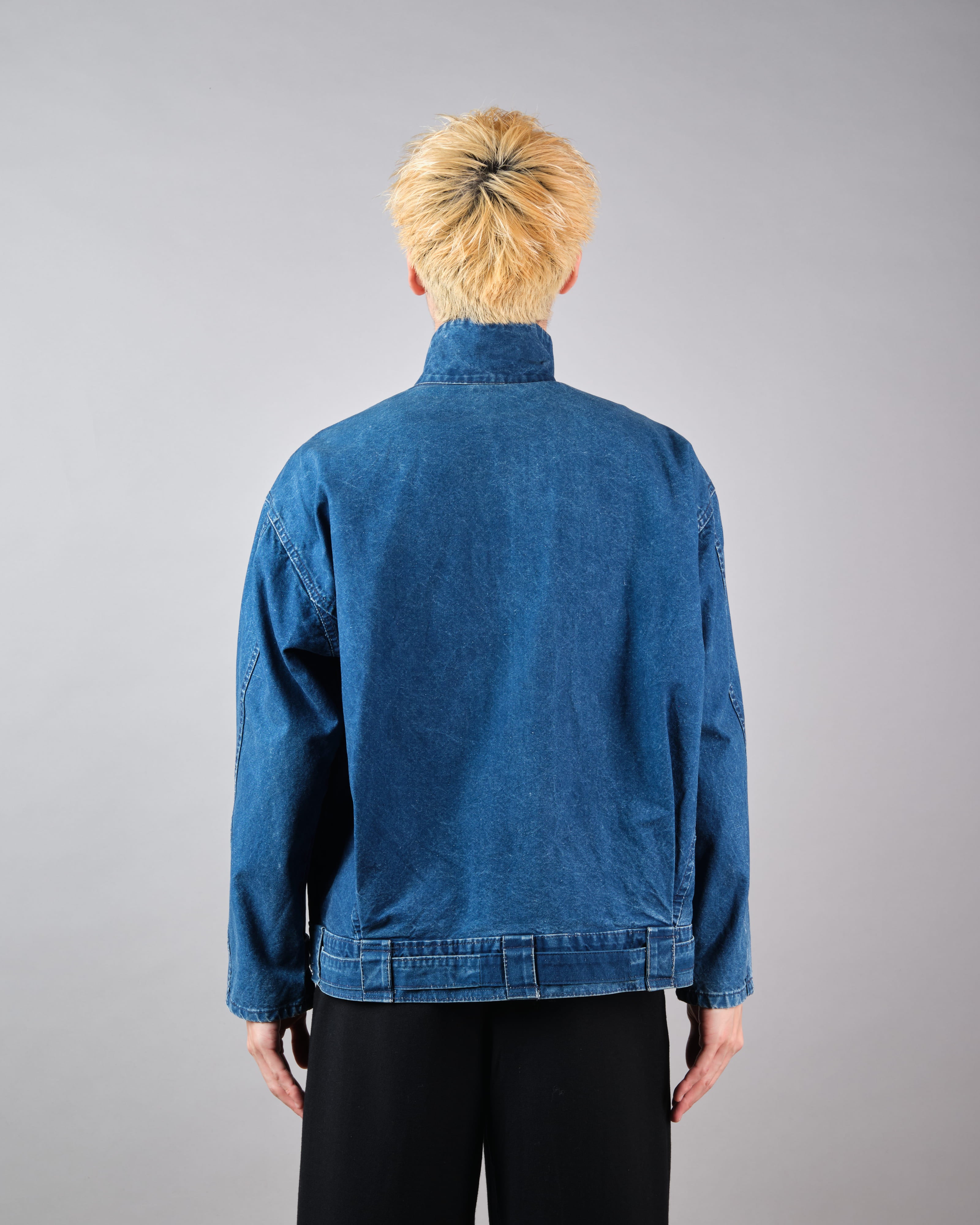 [~ 70's] Veste en coton bleu indigo en coton bleu indigo en coton bleu indigo