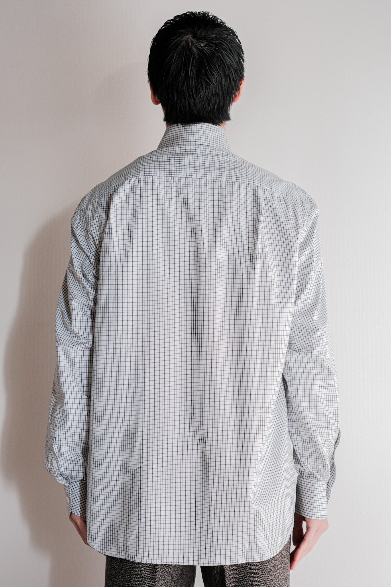 ［~00's］Old ARNYS PARIS Cotton Checked Dress Shirt Size.39
