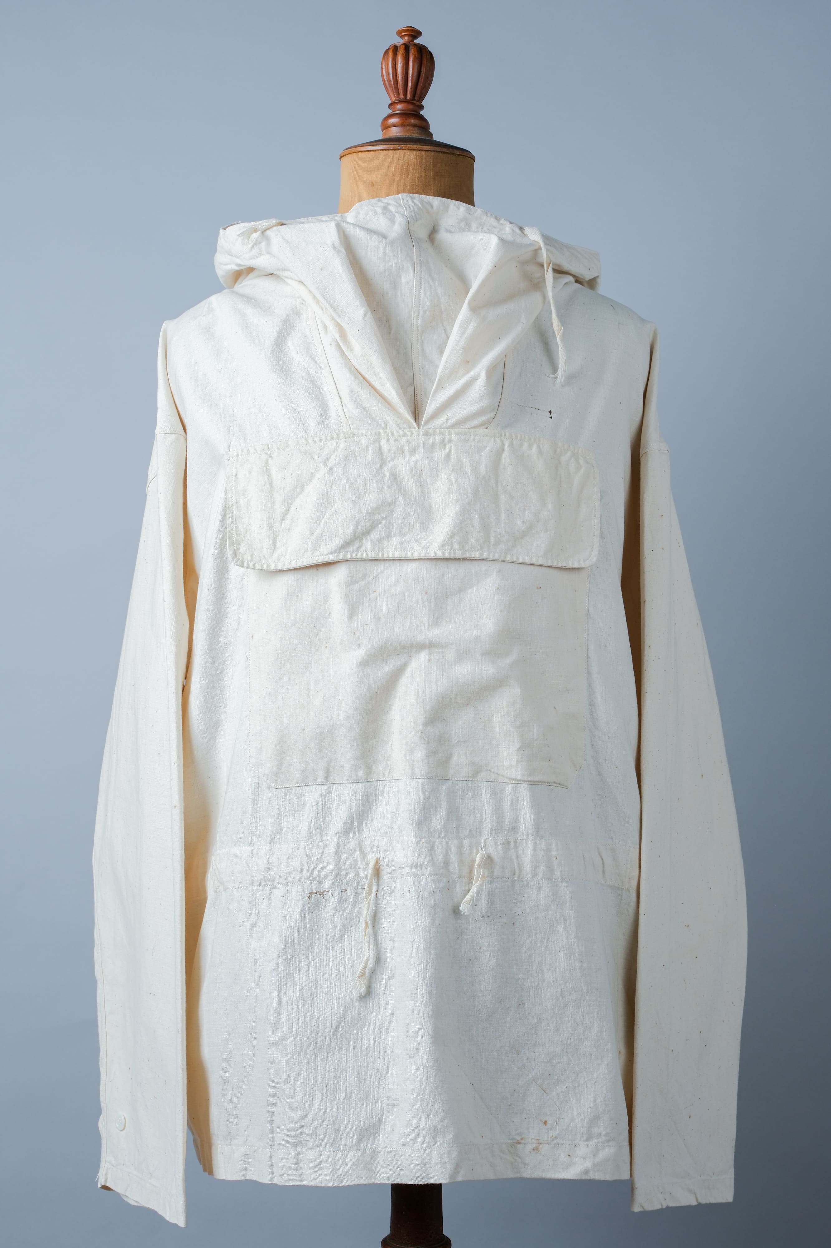 【~50's】French Army Cotton Linen Mountain Smock "Dead Stock"