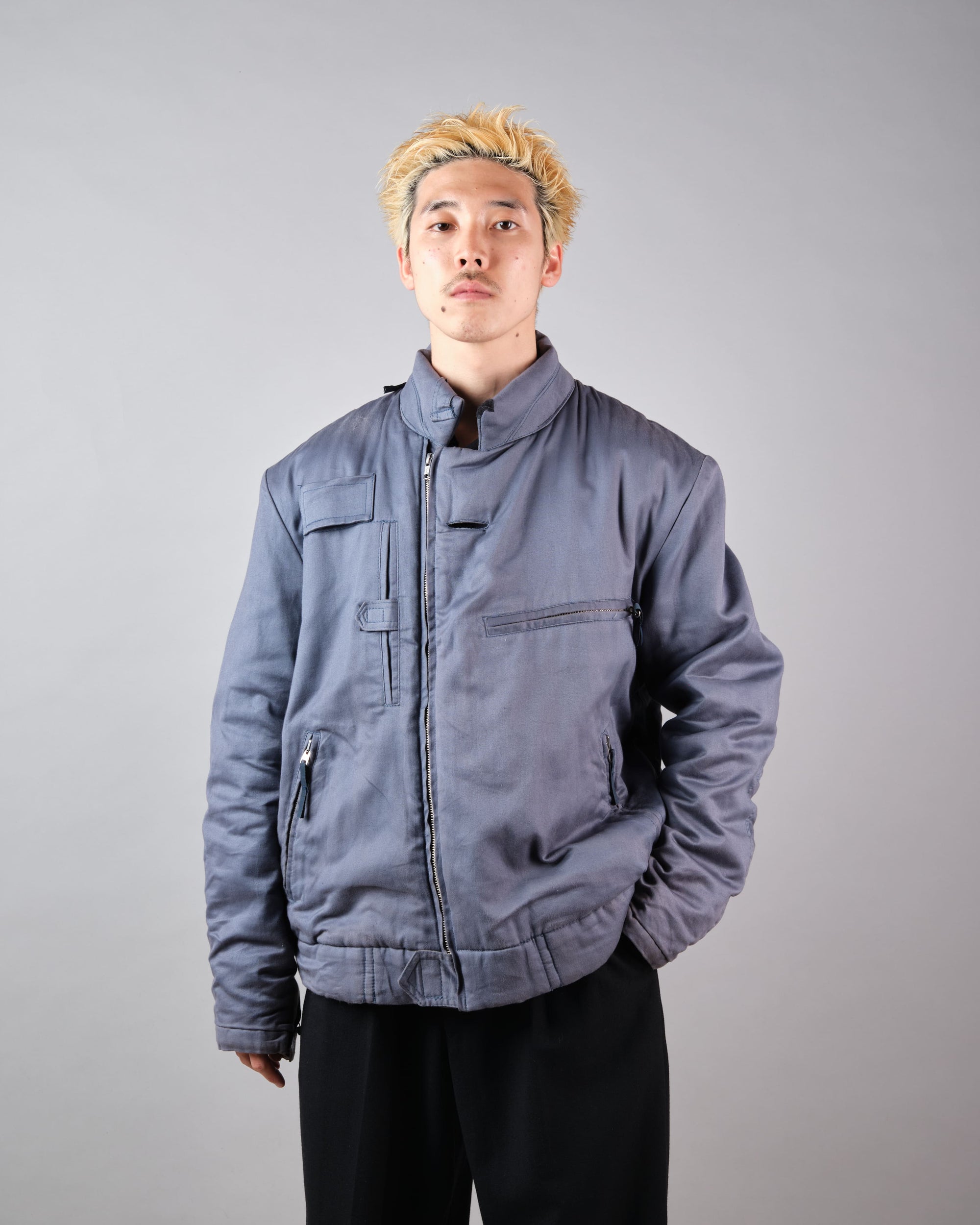 ［~80’s］Czechoslovakian Air Force Helicopter Crew Pilot Jacket Size.176/104 "Modified"