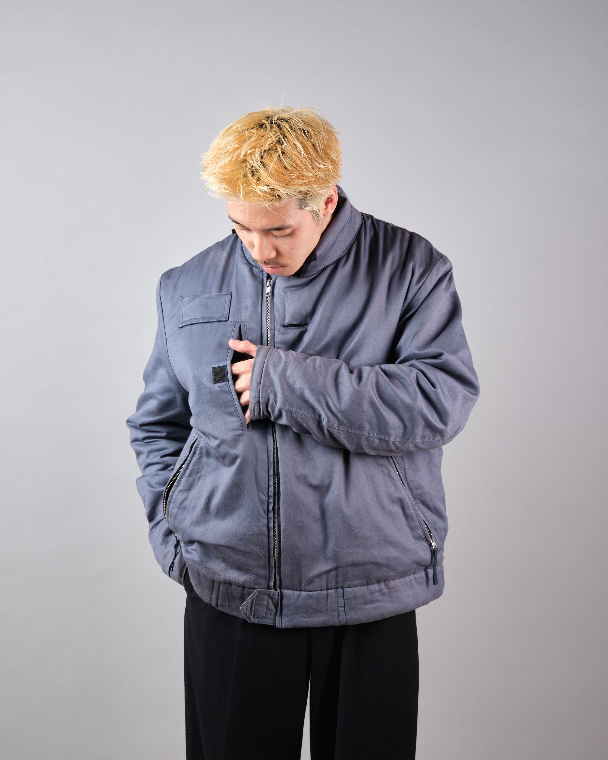 ［~80’s］Czechoslovakian Air Force Helicopter Crew Pilot Jacket Size.176/104 "Modified"