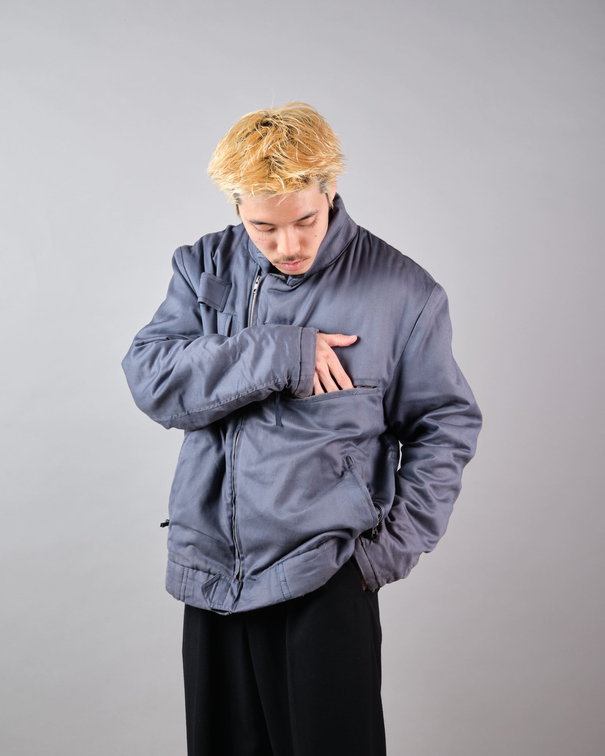 ［~80’s］Czechoslovakian Air Force Helicopter Crew Pilot Jacket Size.176/104 "Modified"