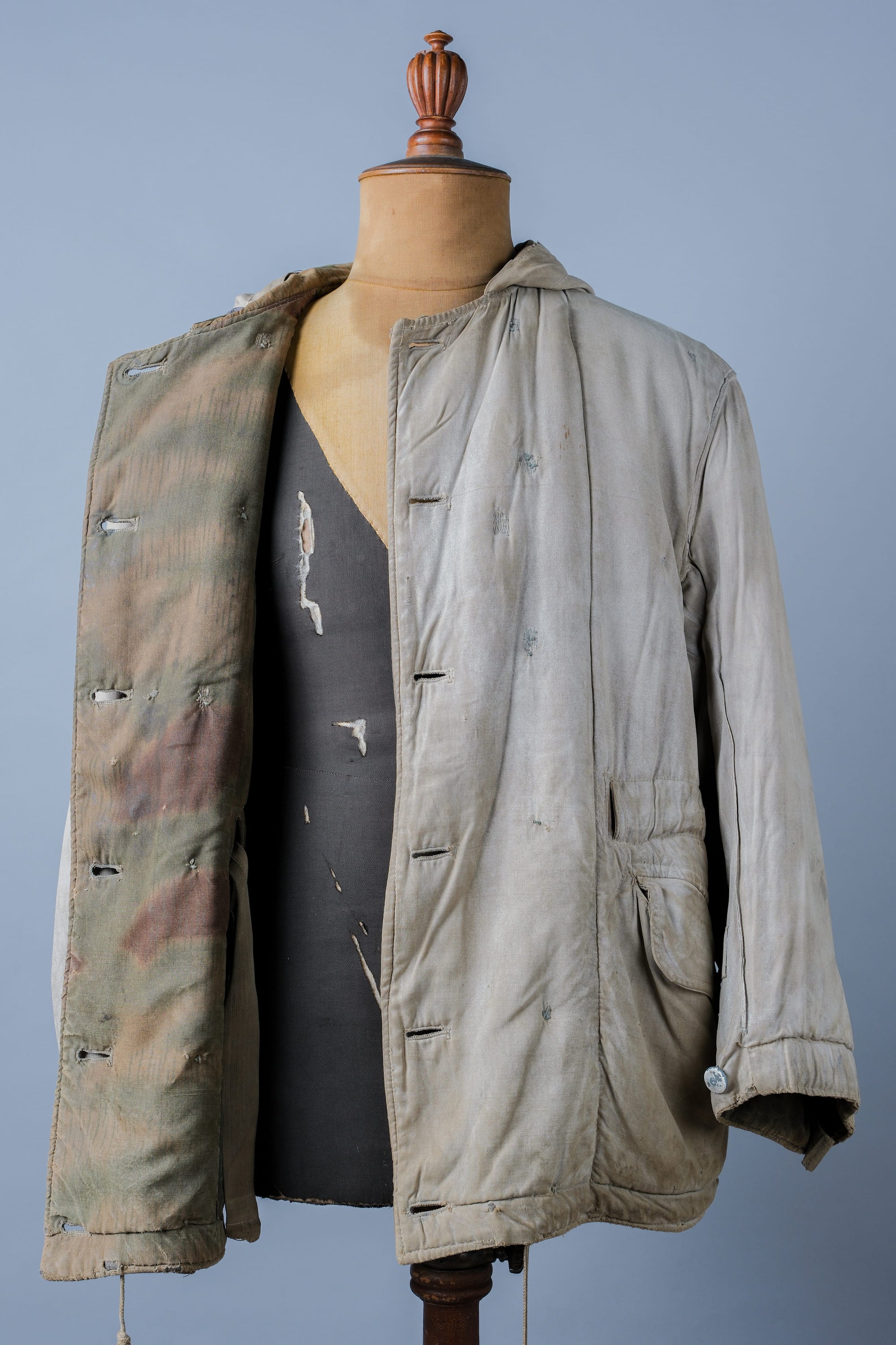 ［~40's］WWⅡ German Army Sumpftarnmuster 44 Camouflage 43 Pattern Reversible Winter Parka "Wehrmacht"