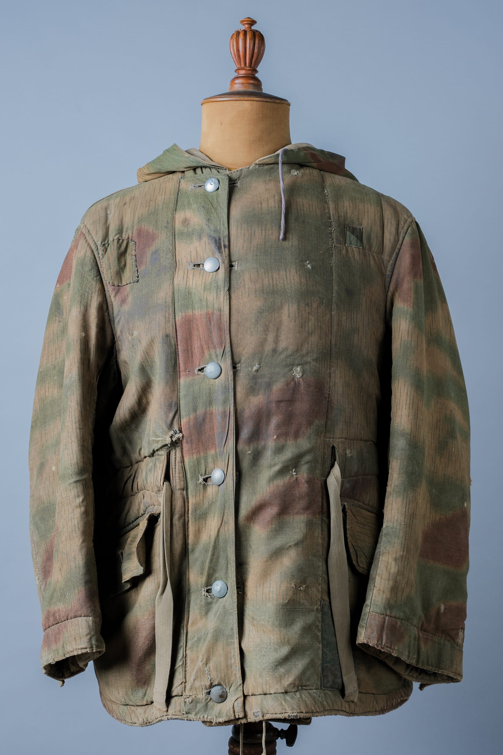 ［~40's］WWⅡ German Army Sumpftarnmuster 44 Camouflage 43 Pattern Reversible Winter Parka "Wehrmacht"