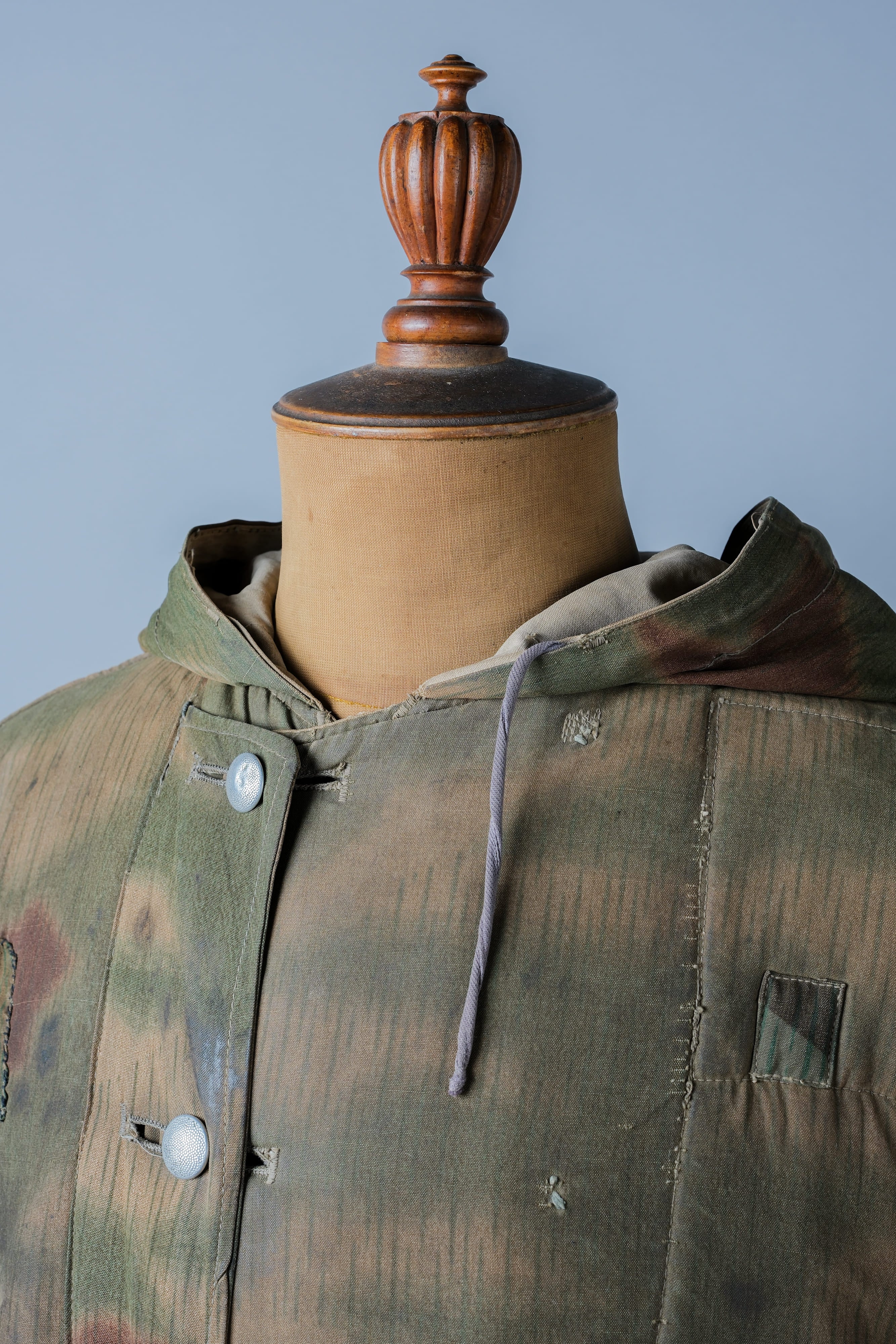 【~40's】WWⅡ German Army Sumpftarnmuster 44 Camouflage 43 Pattern Reversible Winter Parka "Wehrmacht"