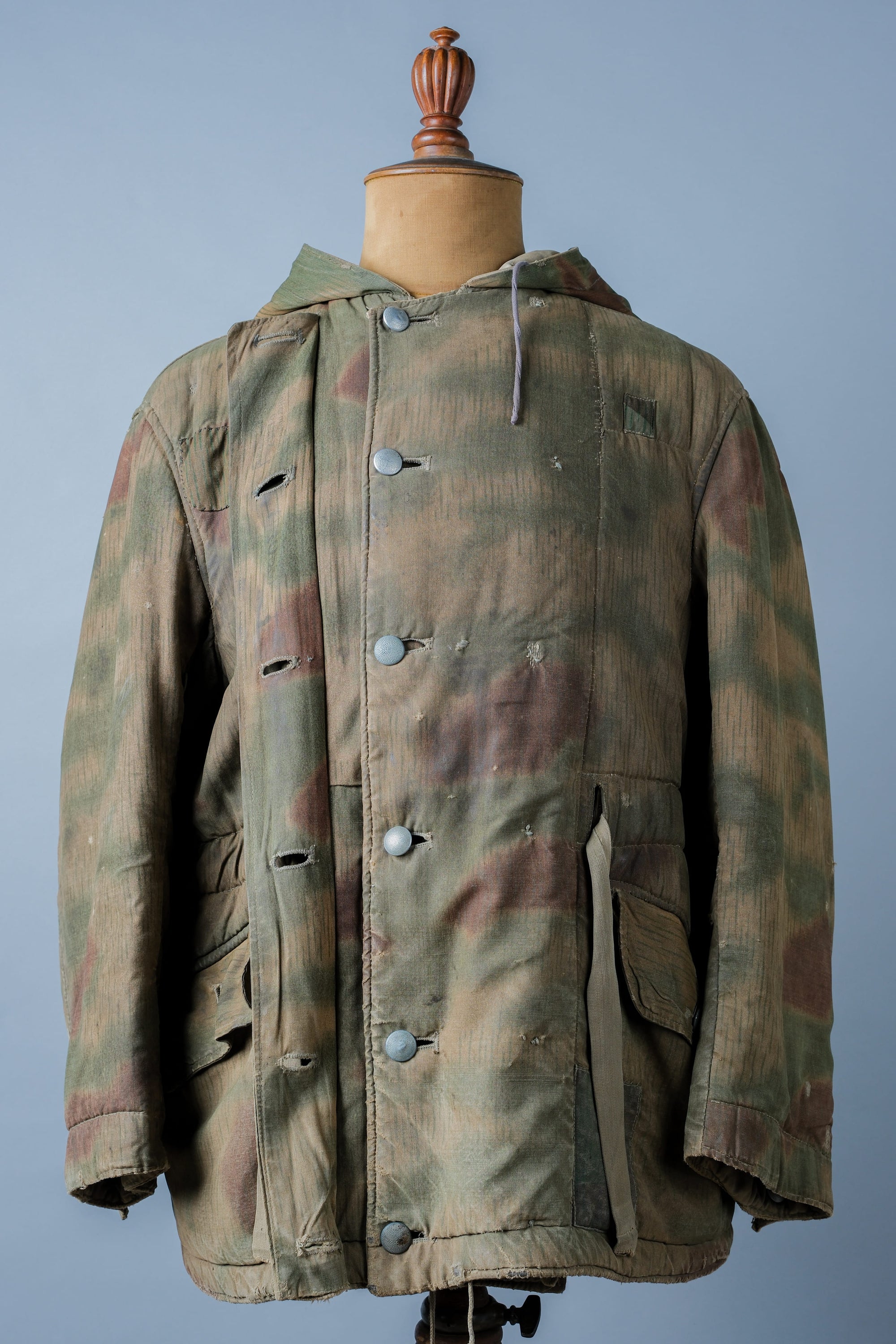 ［~40's］WWⅡ German Army Sumpftarnmuster 44 Camouflage 43 Pattern Reversible Winter Parka "Wehrmacht"