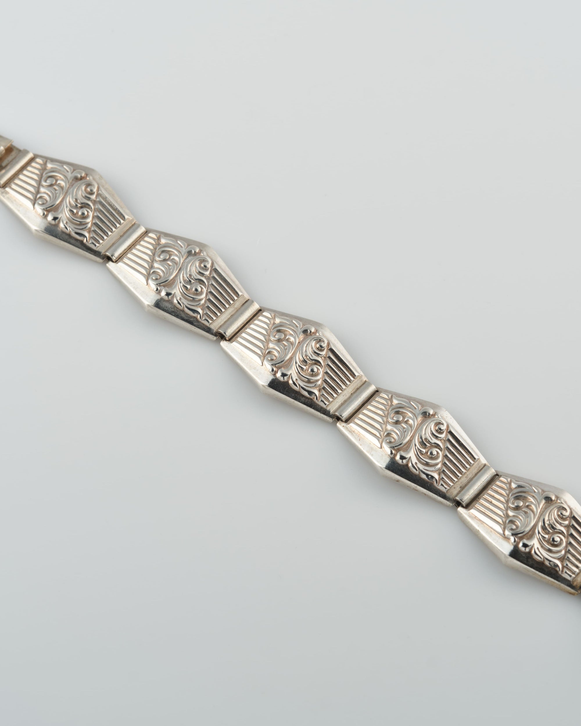 ［~40’s］Czechoslovakian Vintage Silver 835 Bracelet