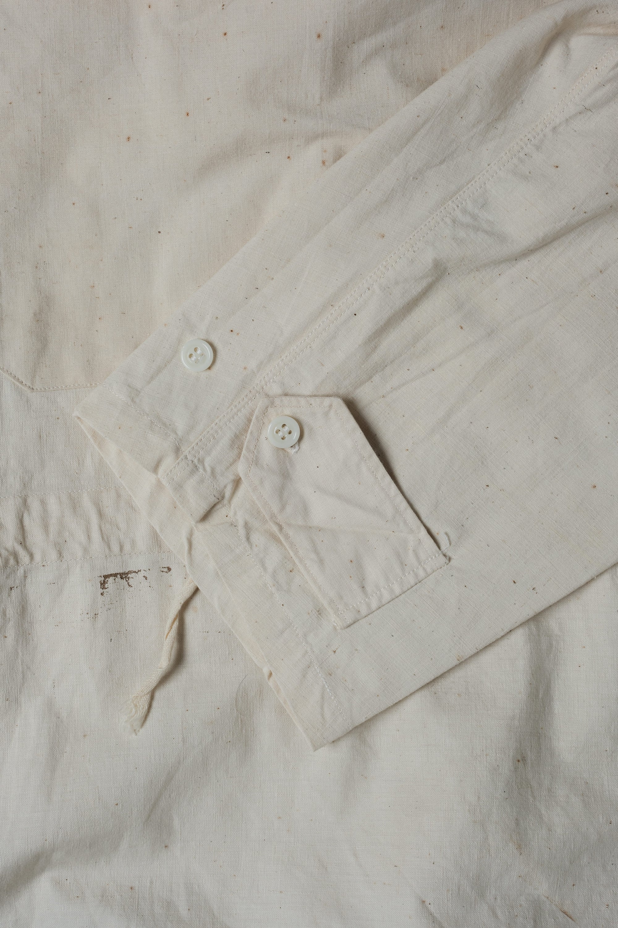 ［~50's］French Army Cotton Linen Mountain Smock "Dead Stock"