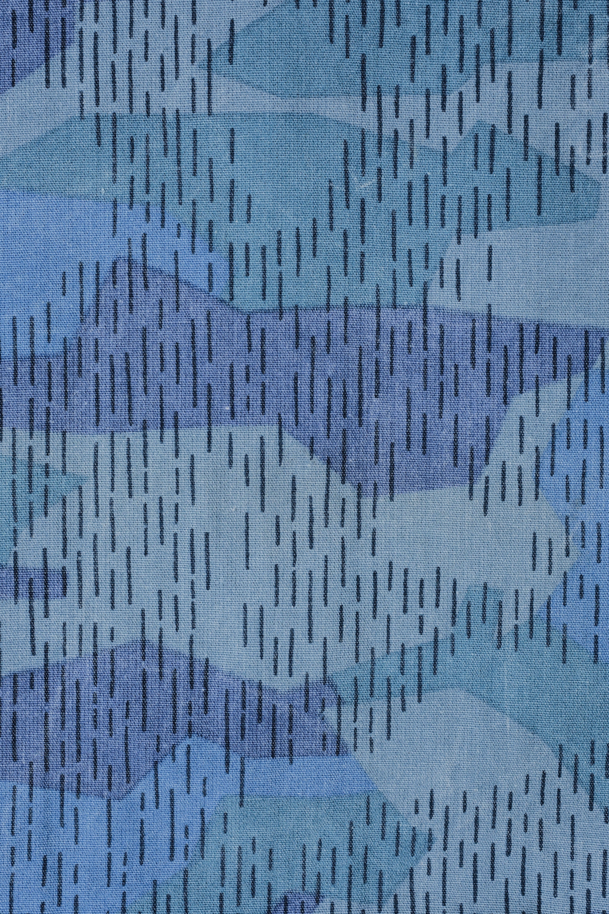 ［~80's］Czechoslovakian People's Militias & Fire Brigade Blue Splinter Pattern Camouflage Jacket