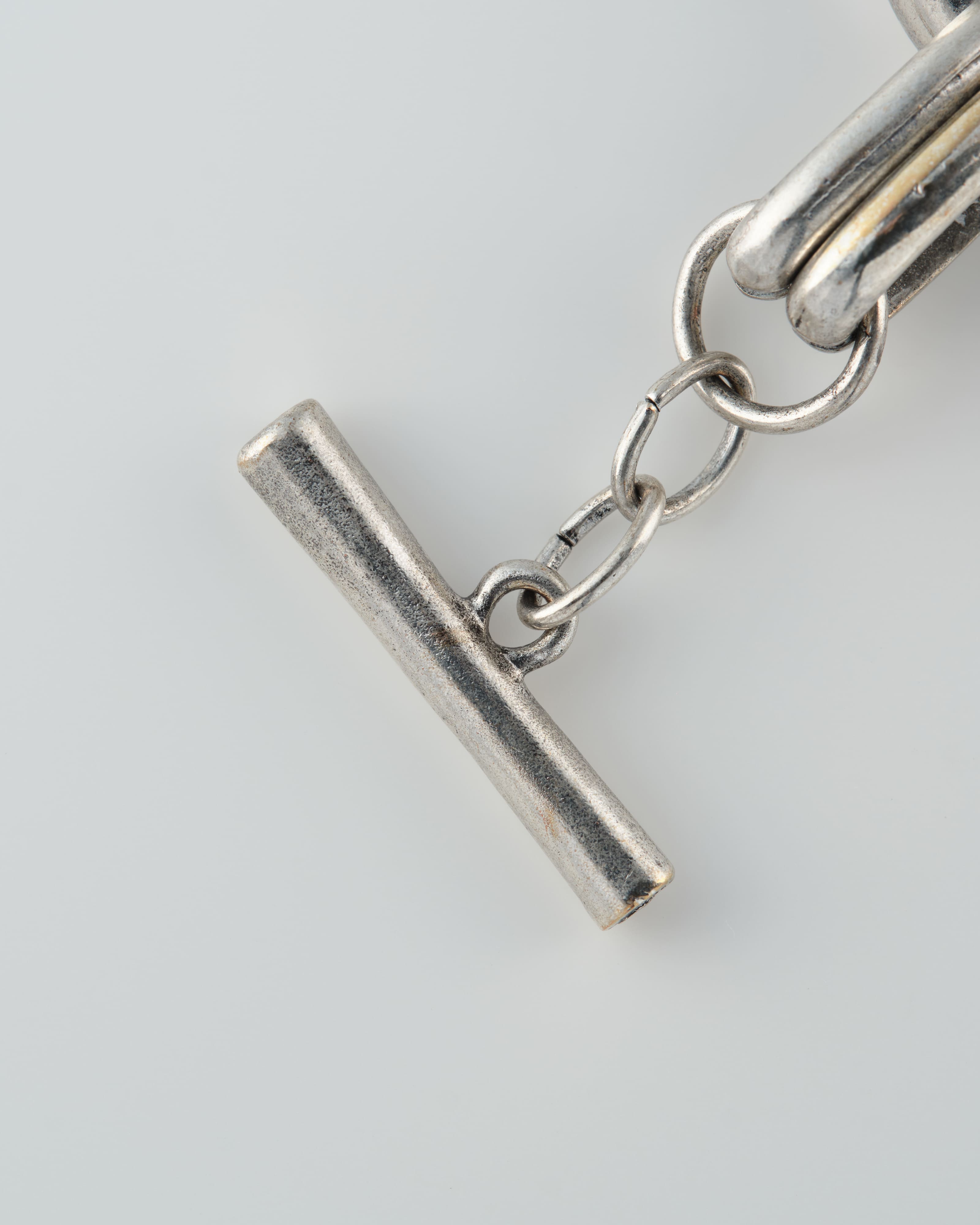 【~80's】Europe Vintage Toggle Clasp Large Chain Bracelet