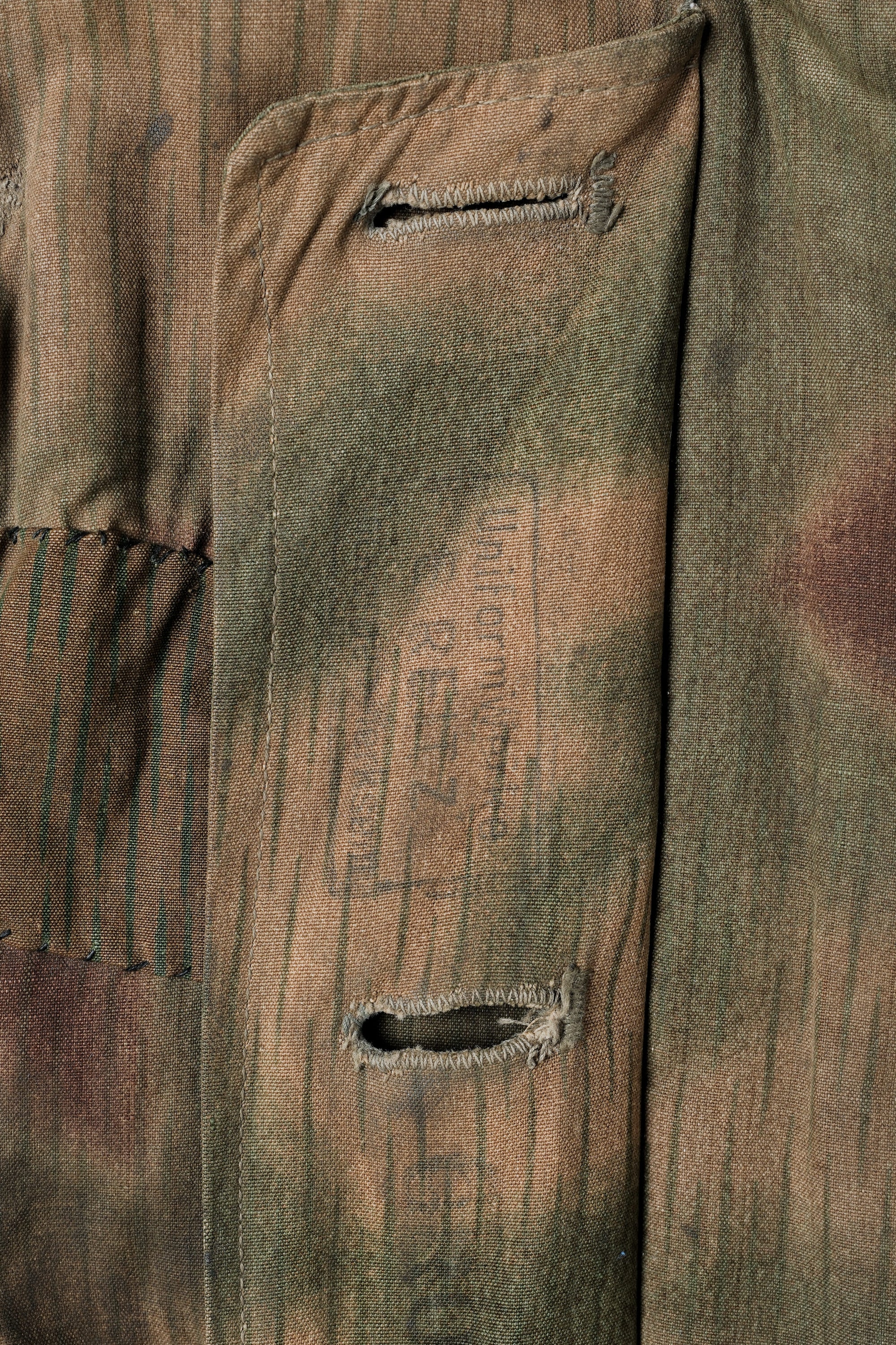 ［~40's］WWⅡ German Army Sumpftarnmuster 44 Camouflage 43 Pattern Reversible Winter Parka "Wehrmacht"